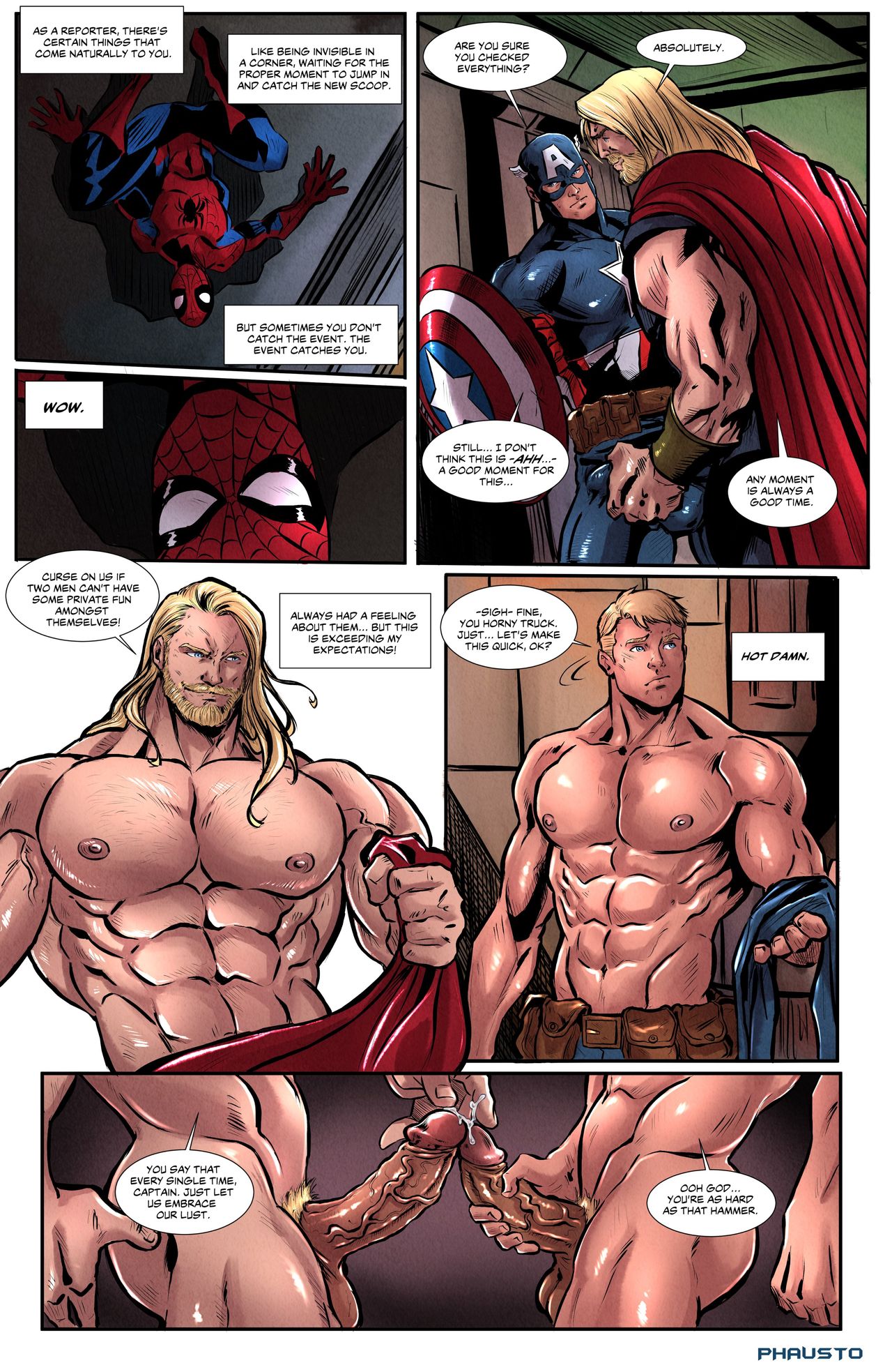Thor gay porn comics