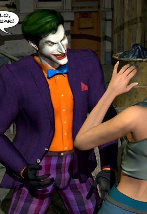 Joker bangs a hot babe in the alley