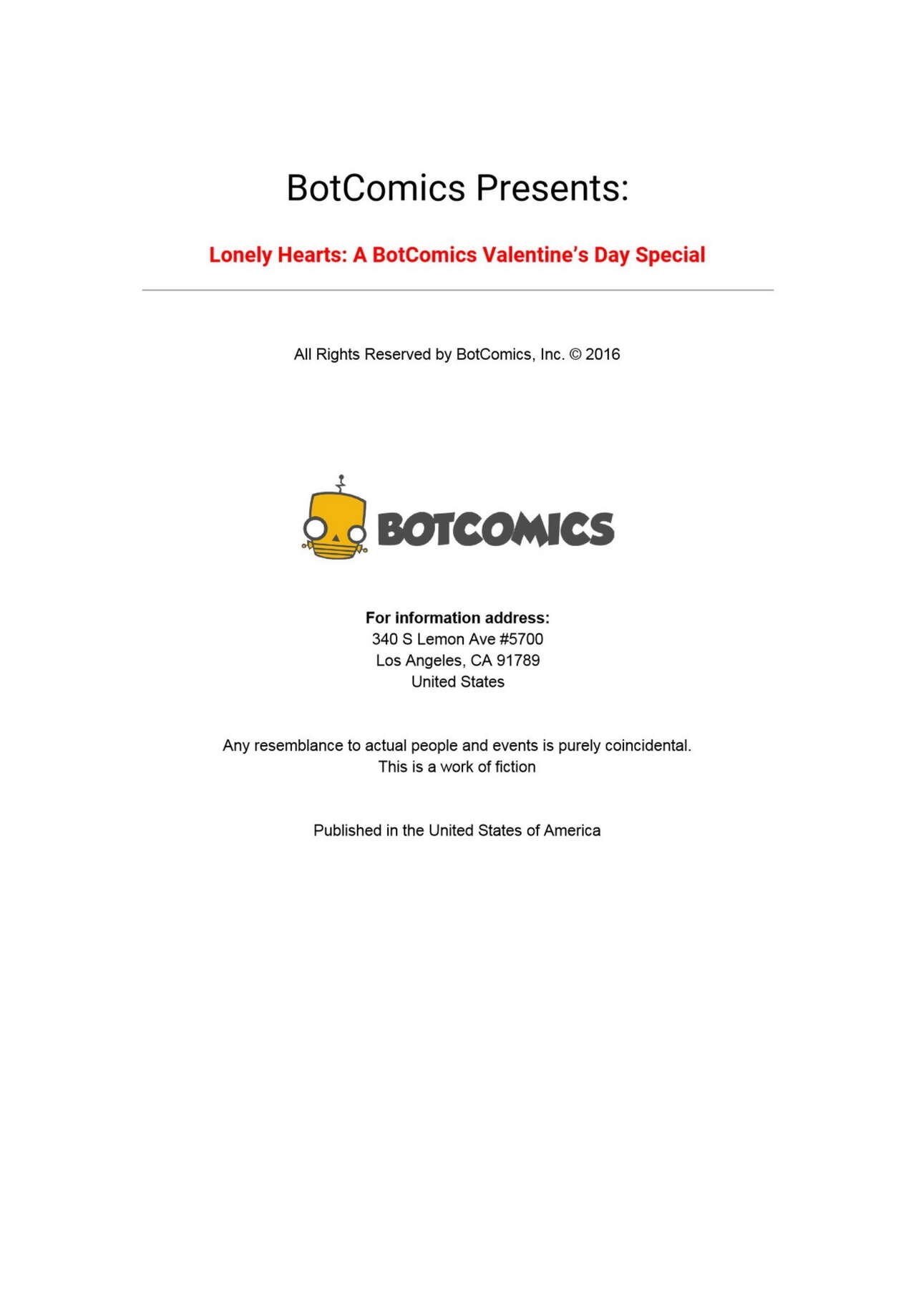 BotComics - Lonely Hearts (English) image number 1