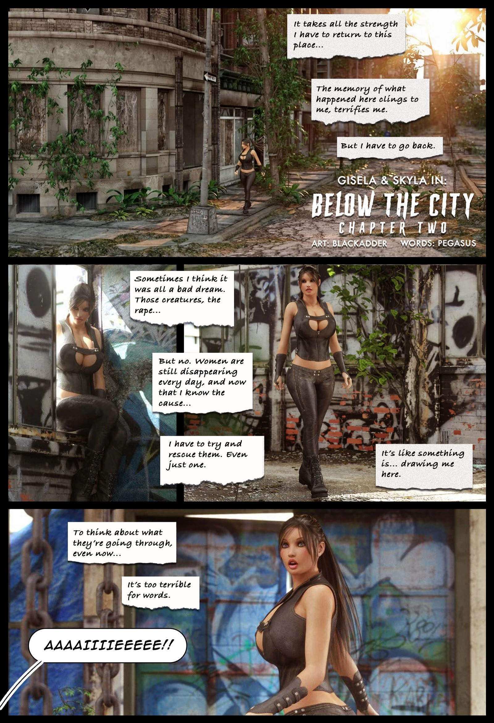 blackadder 3D porno Below the City 2 Below The City 2 (blackadder), 12 images. Big breasts porn comics.