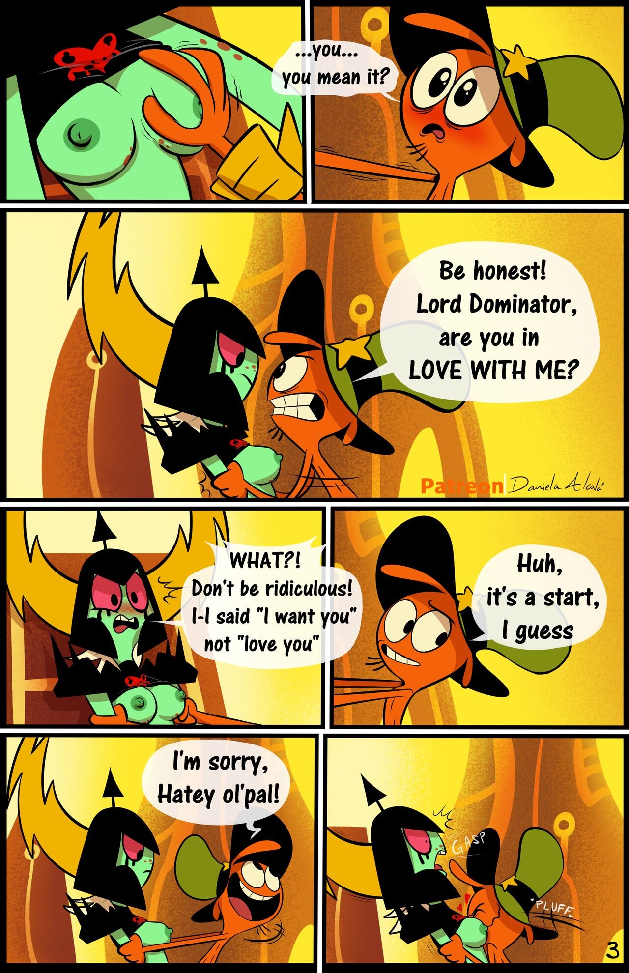 UmaYorokobi - The Trade (wander over yonder) porn comic (daniela alcala),  14 images. Alien girl porn comics.