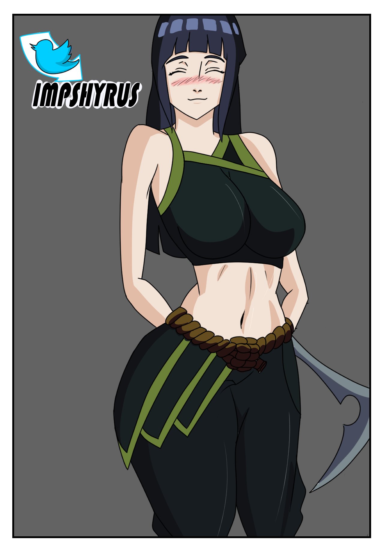 Hinata Cosplay Akali (impshyrus)