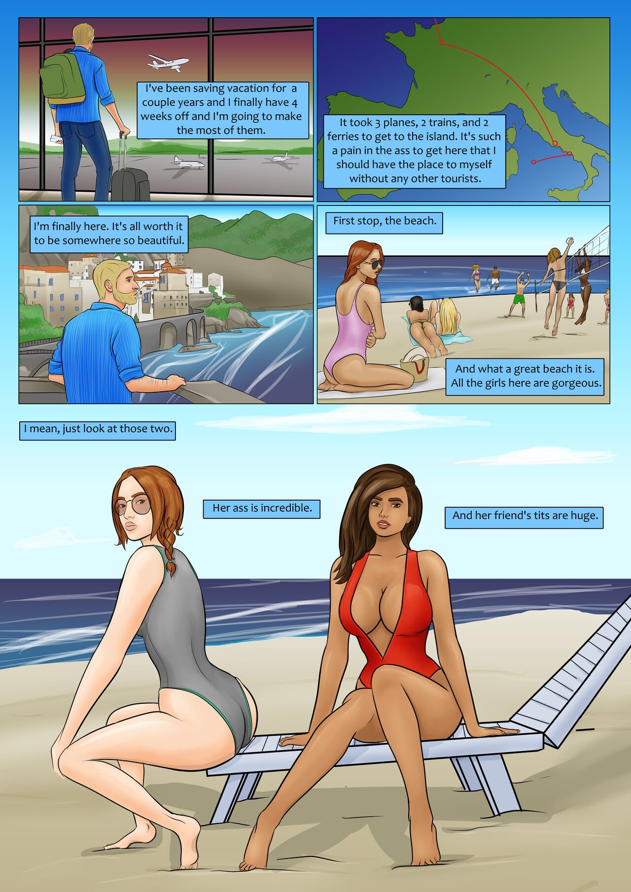 transformationstyle - Legacy Vintage porn comic image number 1