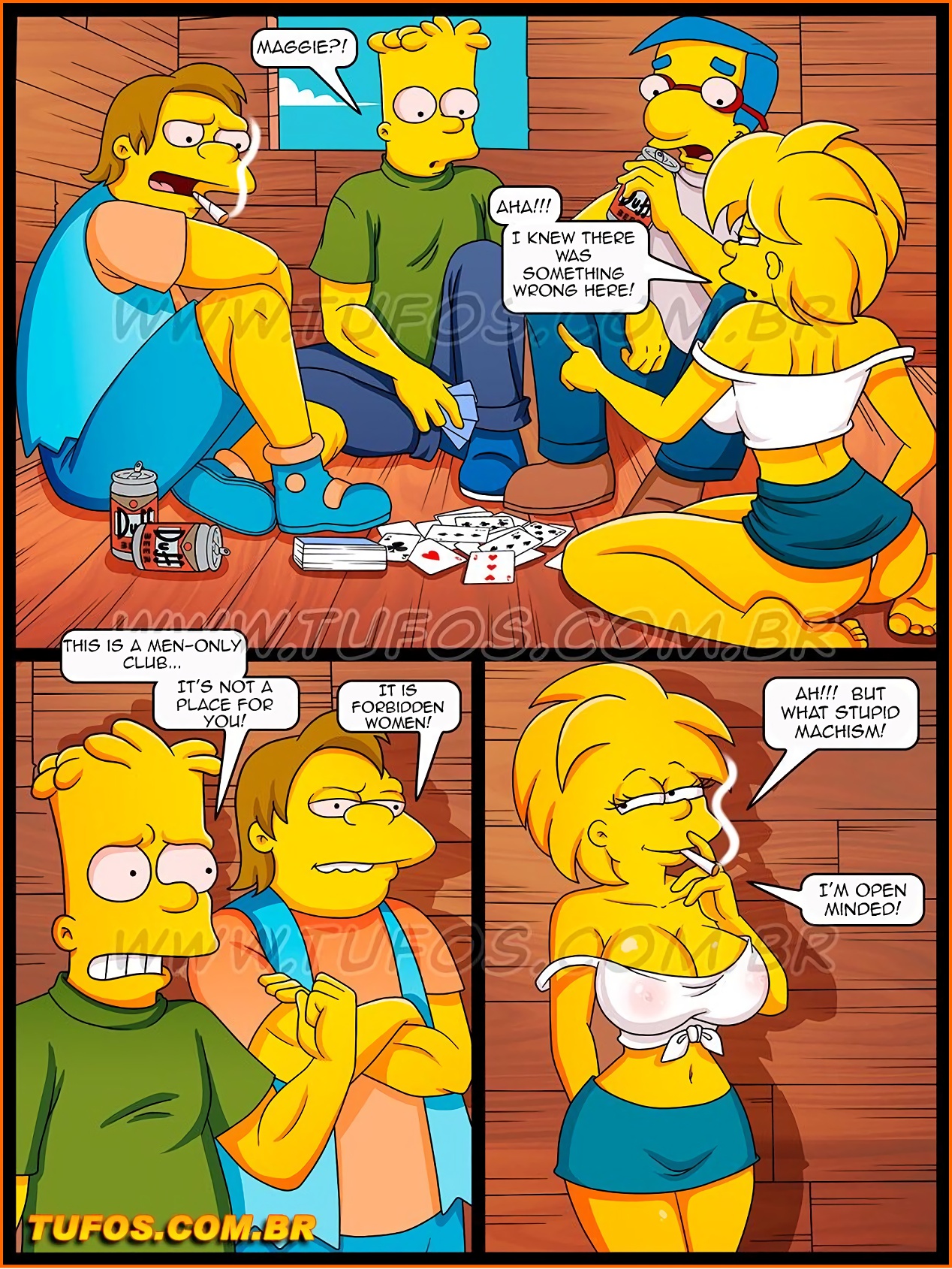 The Simpsons 24 ? Men?s Club image number 3