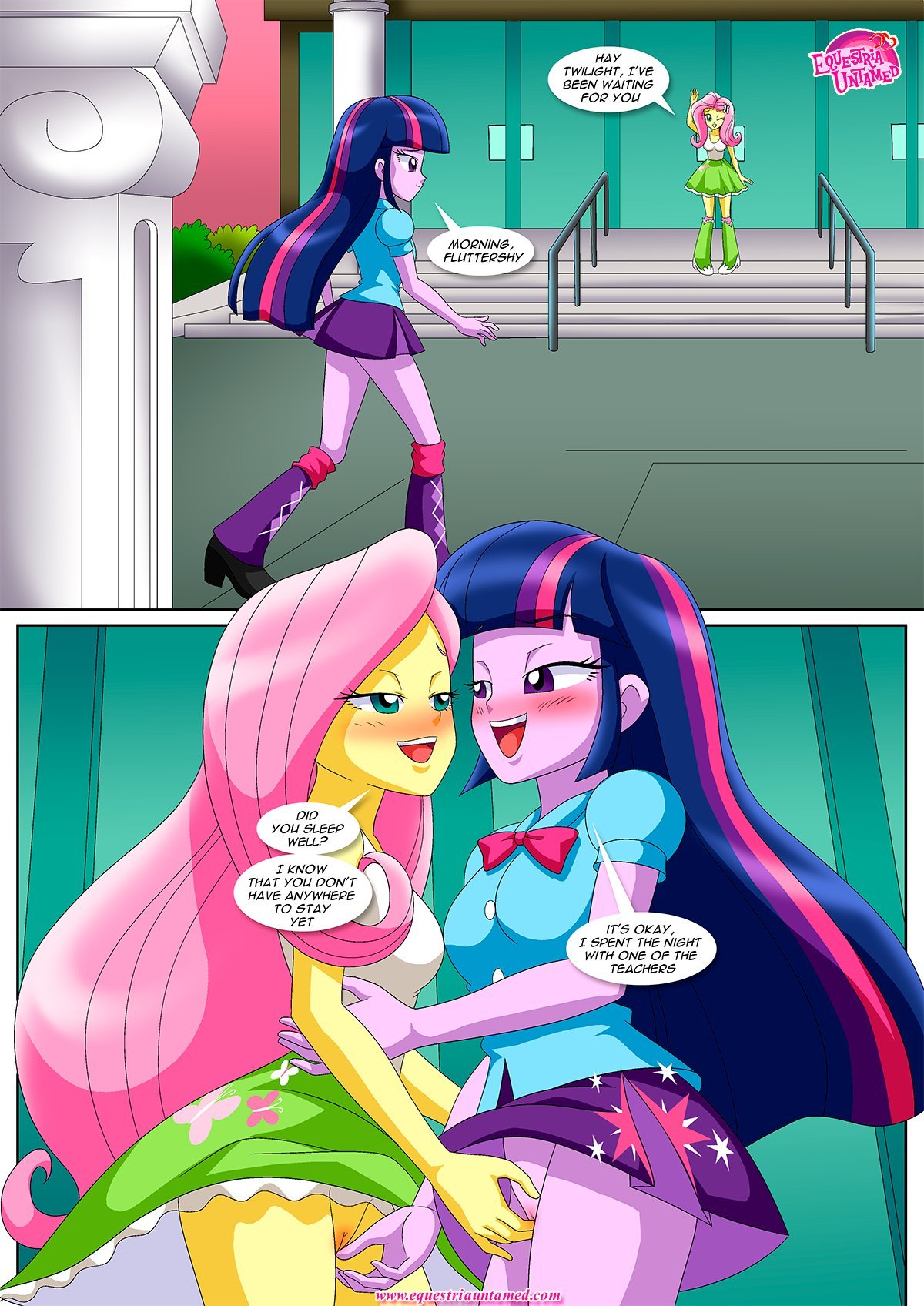 Equestria girls unleashed 2 porn comic (equestria girls, my little pony  friendship is magic). [palcomix] Yuri porn comics.