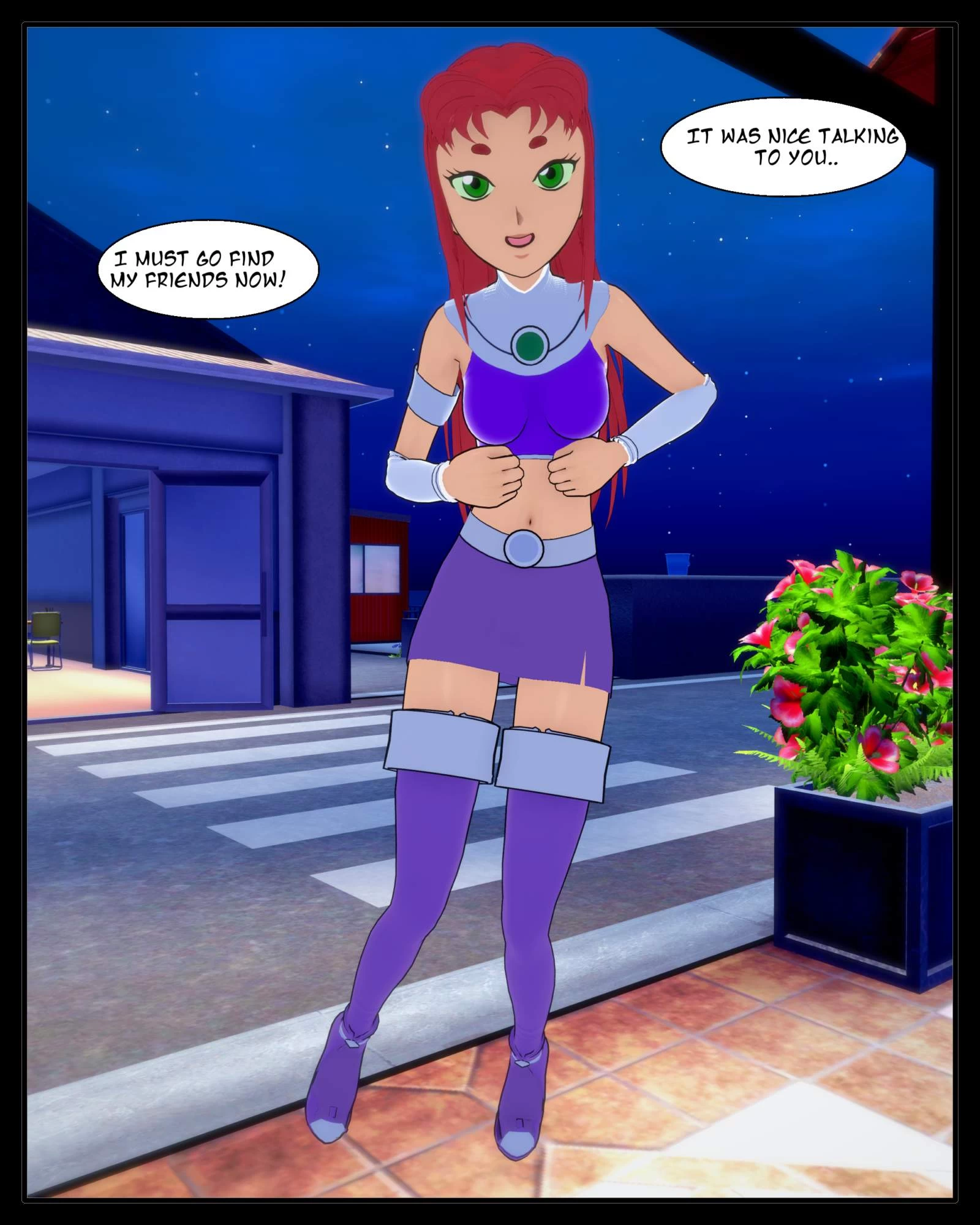 Show Me Your Panties 2 - Starfire (teen titans) porn comic by [Arruru]. porn  comics.