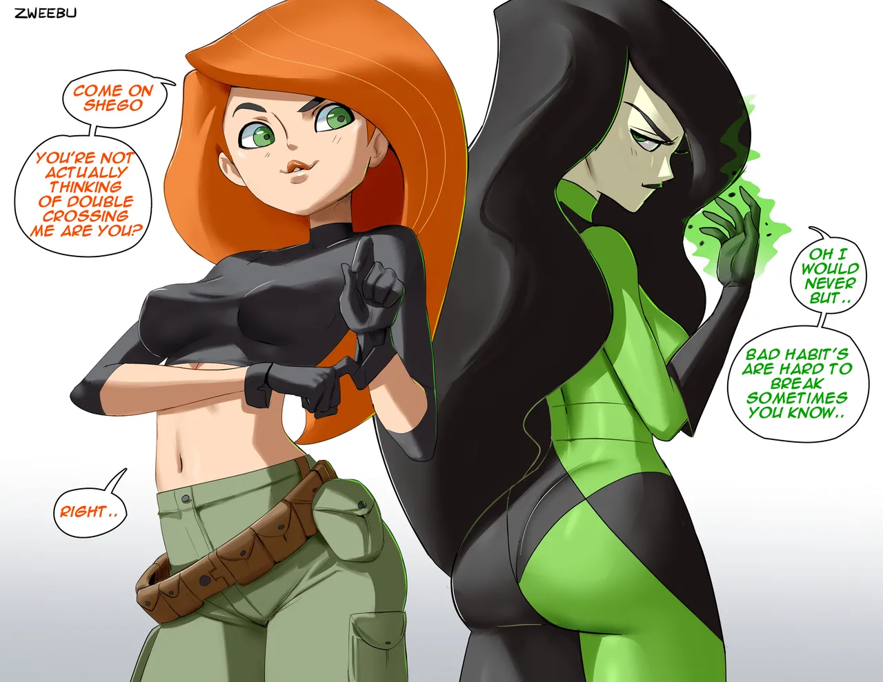Kim and Shego image number 1
