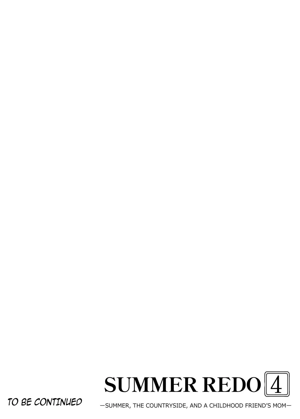 Natsu no Yari Naoshi 4 -Natsu to Inaka to Osananajimi no Haha- image number 139