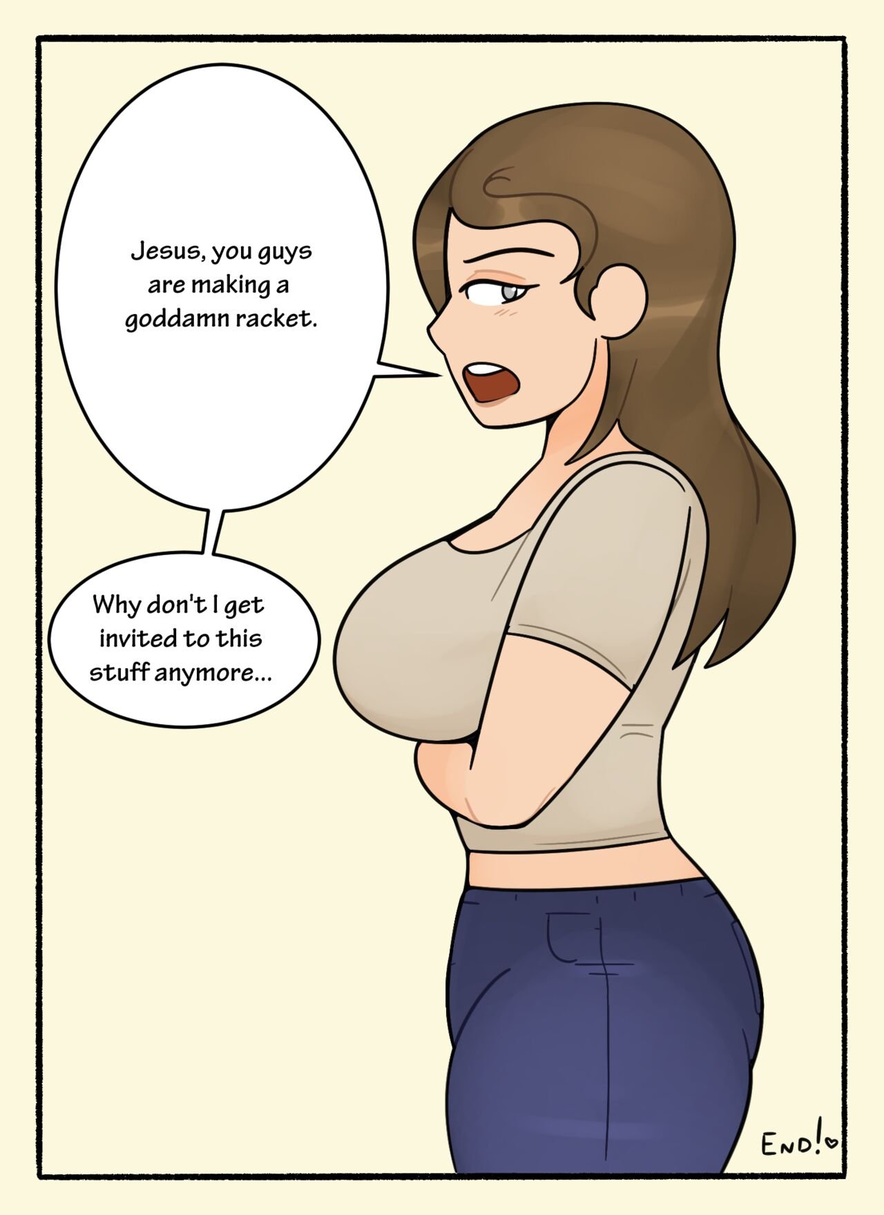 deadenddraws - Cathies Surprise Visit porn comic image number 41