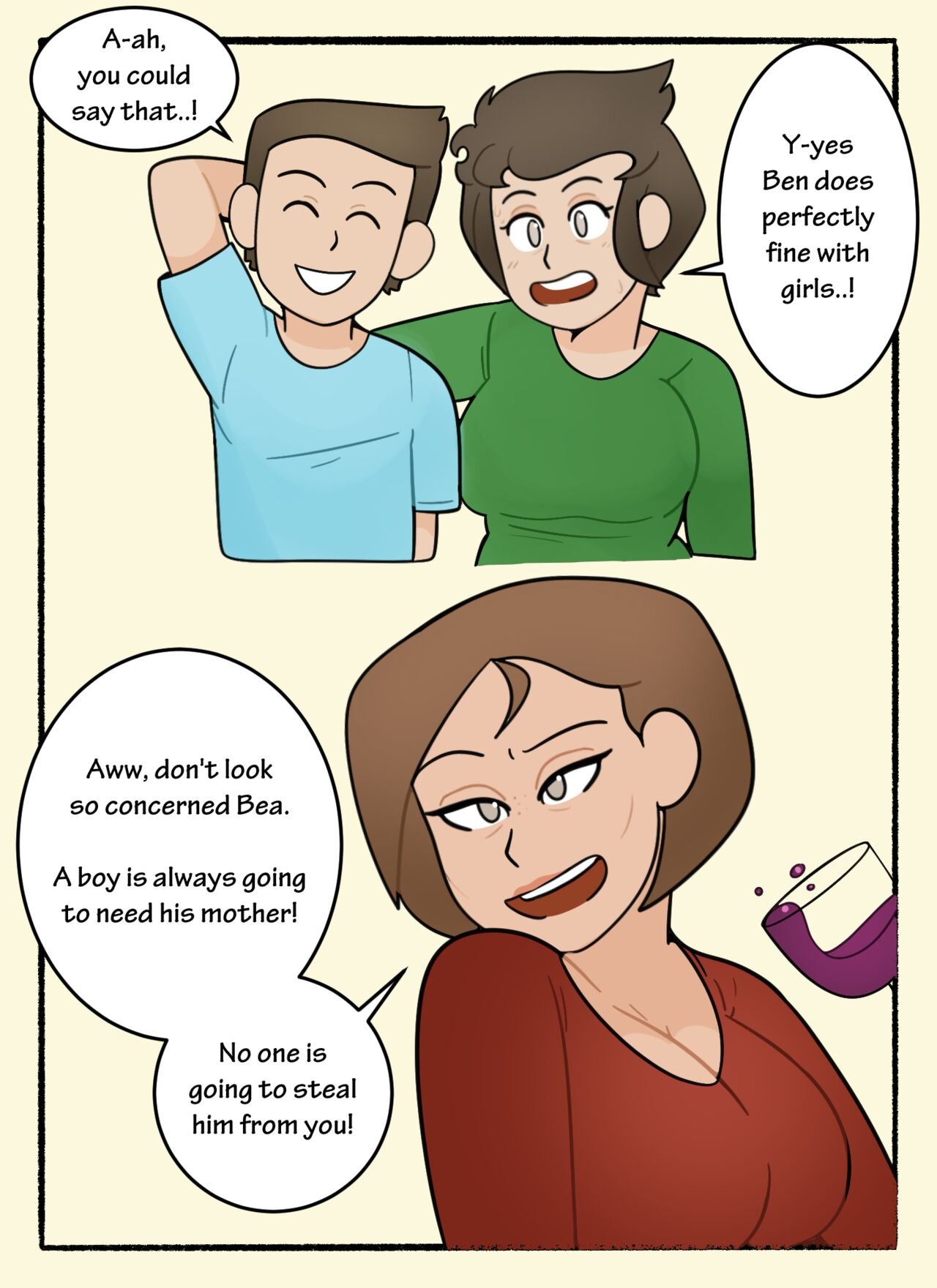 deadenddraws - Cathies Surprise Visit porn comic image number 8