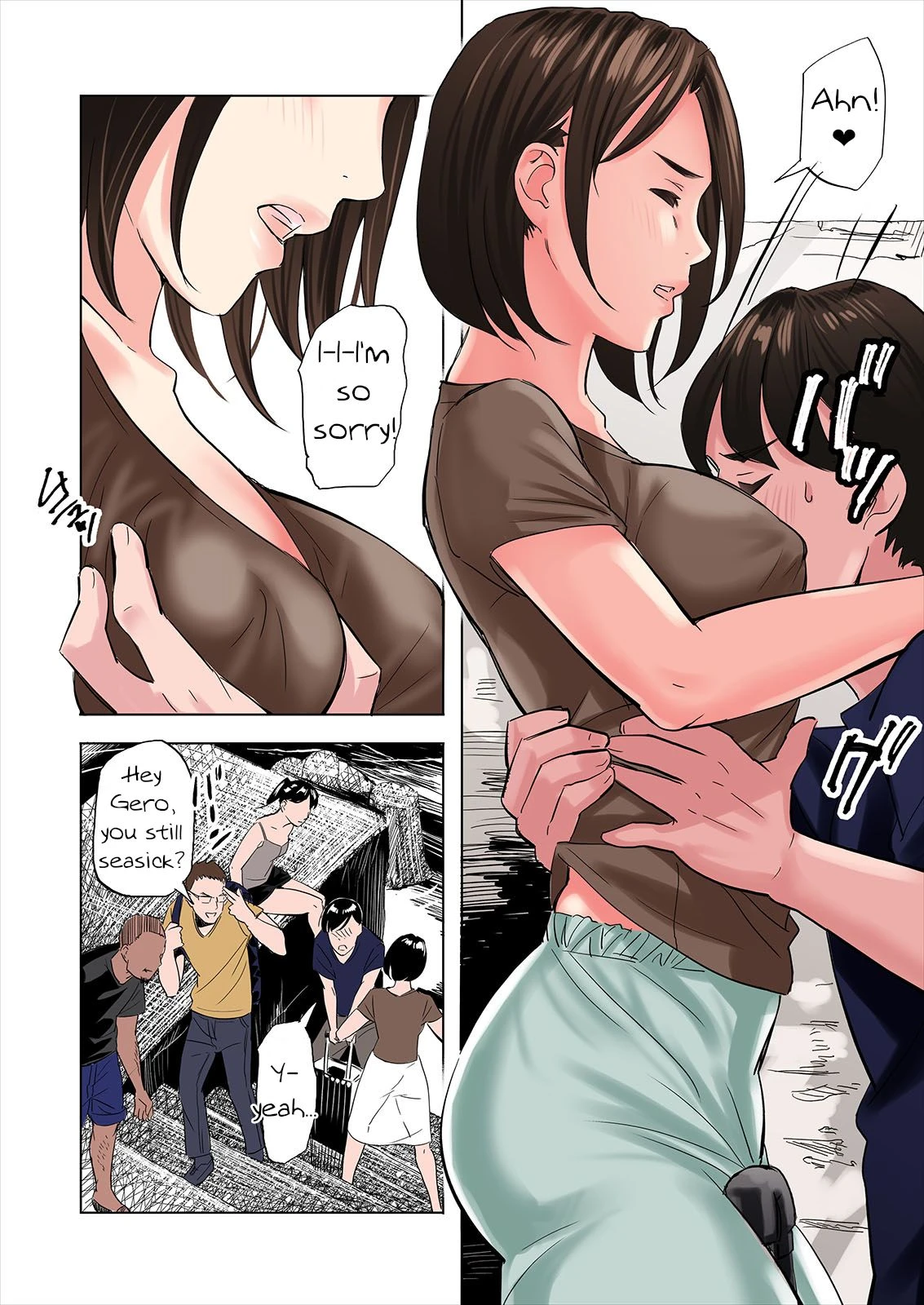 A Tale of the Temptation of My Friends Stepmom and Sister Tomodachi no Gibo to Ane ni Yuuwaku Sareru Hanashi image number 5