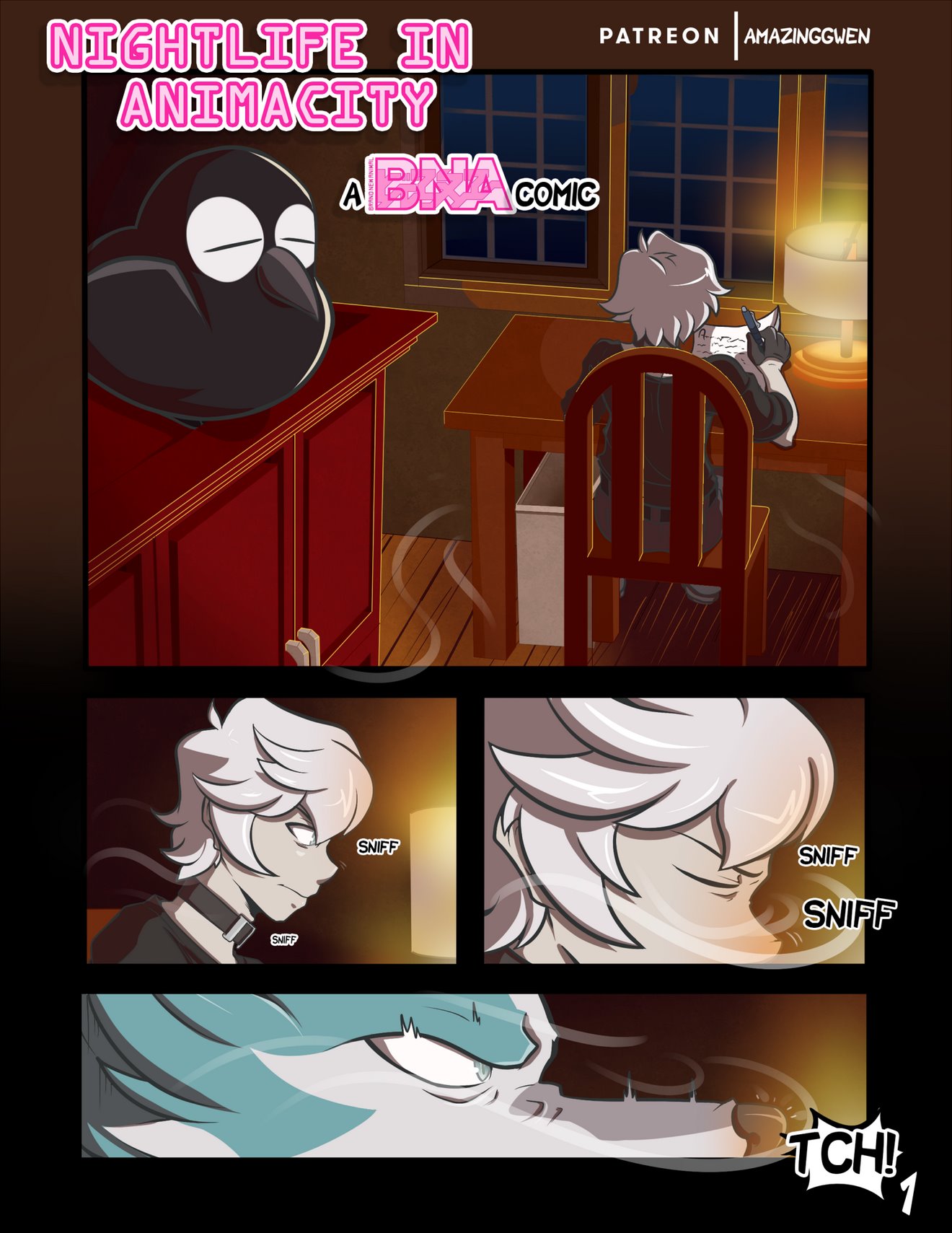 Nightlife in Animacity (bna brand new animal) porn comic by [amazinggwen].  Cunnilingus porn comics.