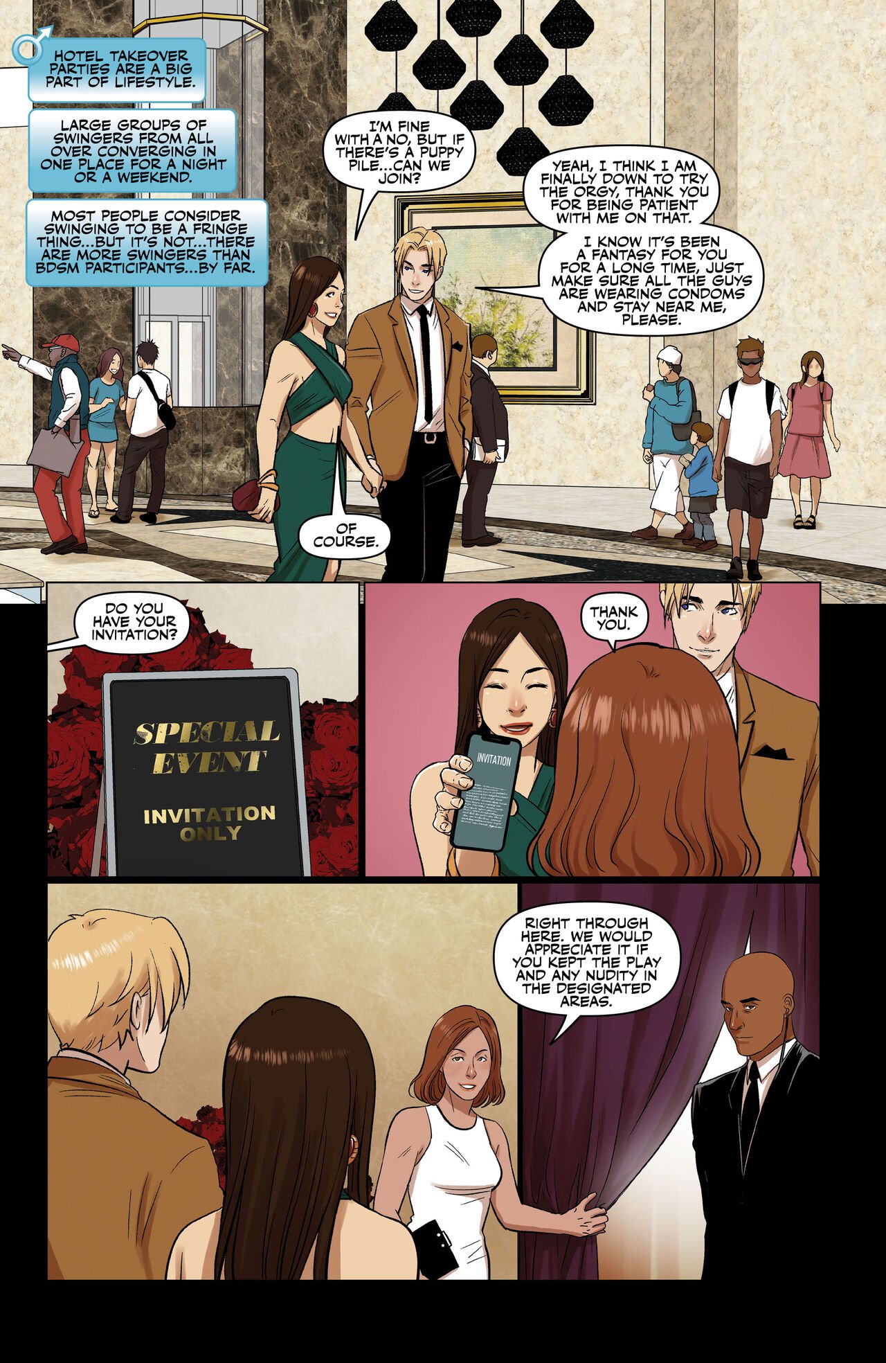 Linda Sejic - Swing - Volume 5 English porn comic (linda sejic, yishan li),  118 images. Swinging porn comics.