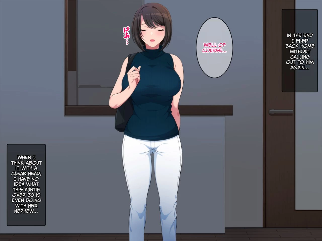 A Dried-Up Auntie Who Has Forsaken Love Gets Soaked by Her Nephew  Himono Onna no Oba wa Oi ni Guchogucho ni Sareru image number 44