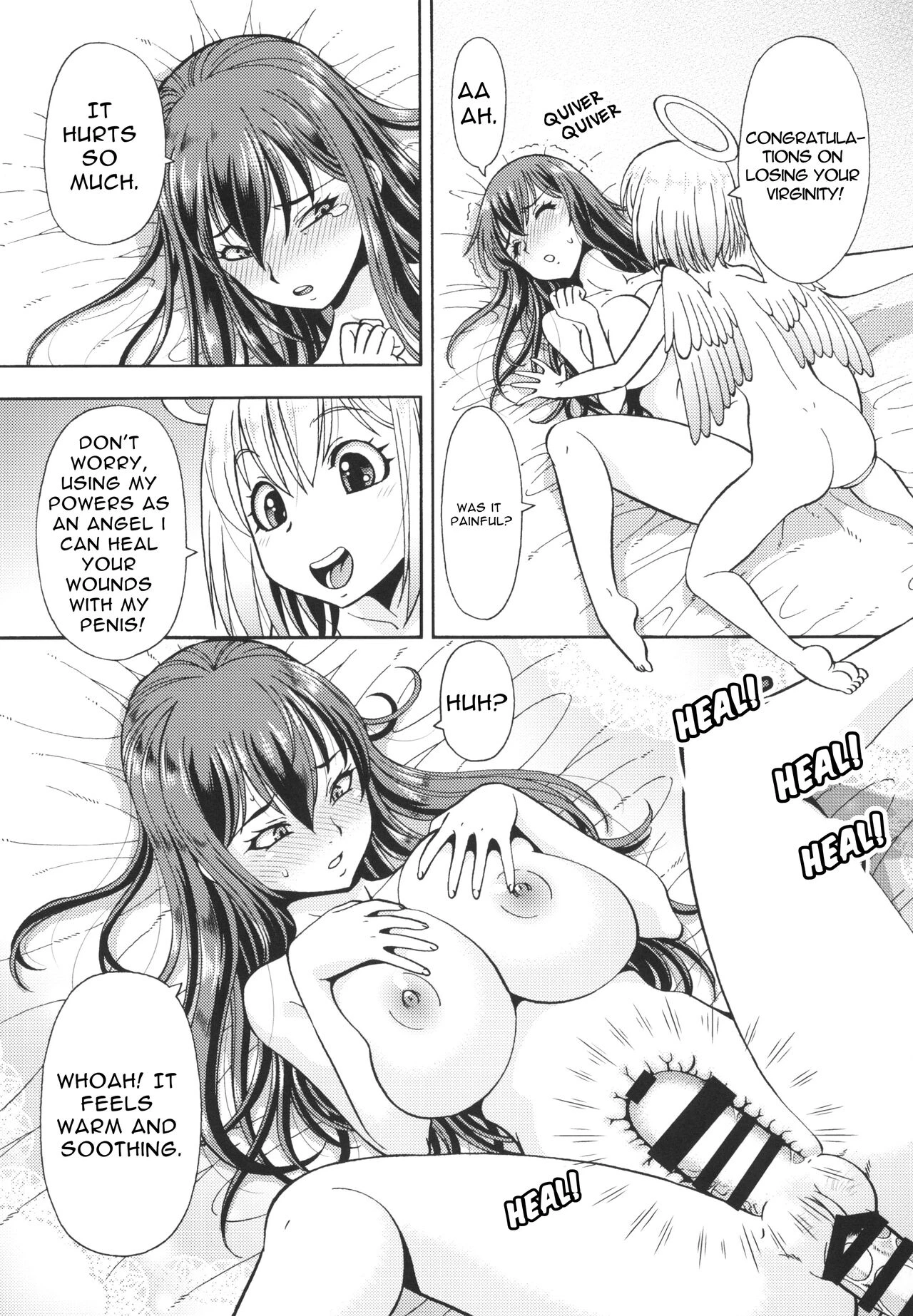 Isekai Fuuzoku Gaiden Futanari Tenshi-san image number 11