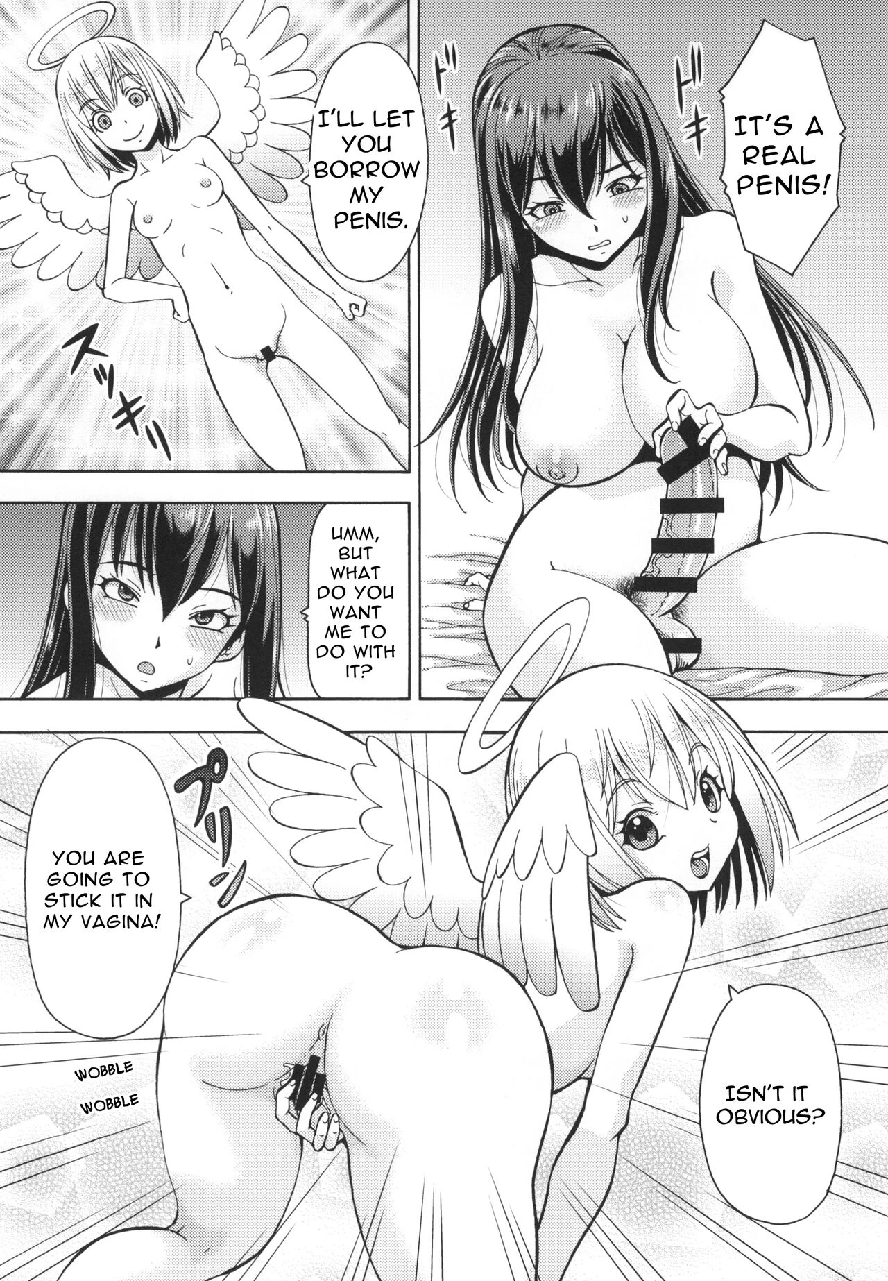 Isekai Fuuzoku Gaiden Futanari Tenshi-san image number 20