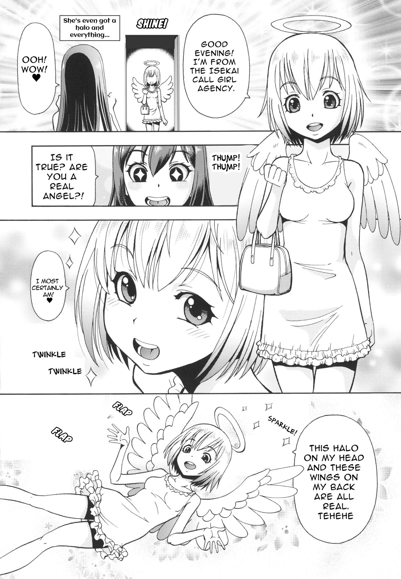 Isekai Fuuzoku Gaiden Futanari Tenshi-san image number 2