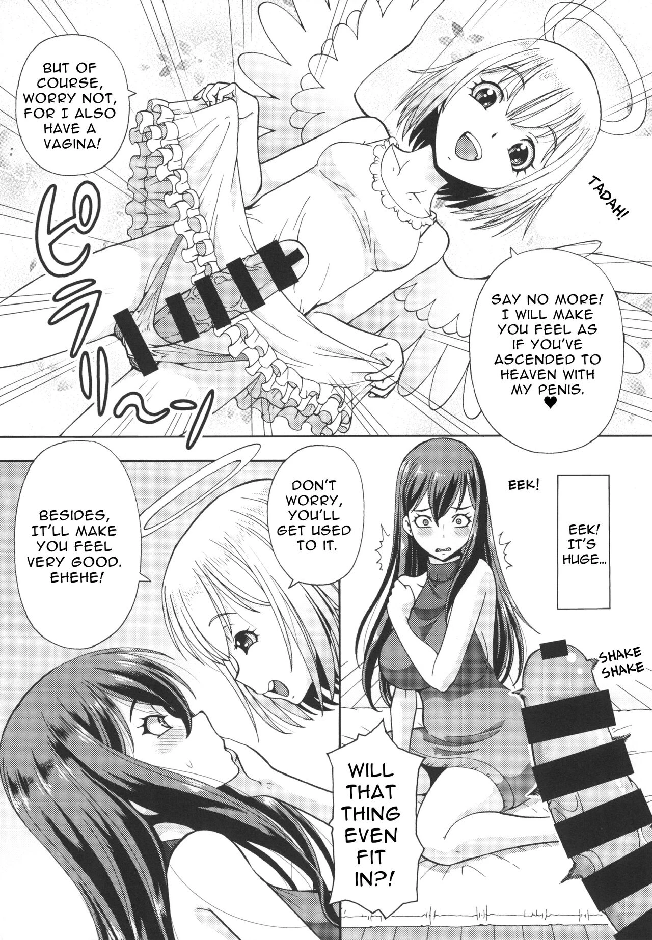 Isekai Fuuzoku Gaiden Futanari Tenshi-san image number 4