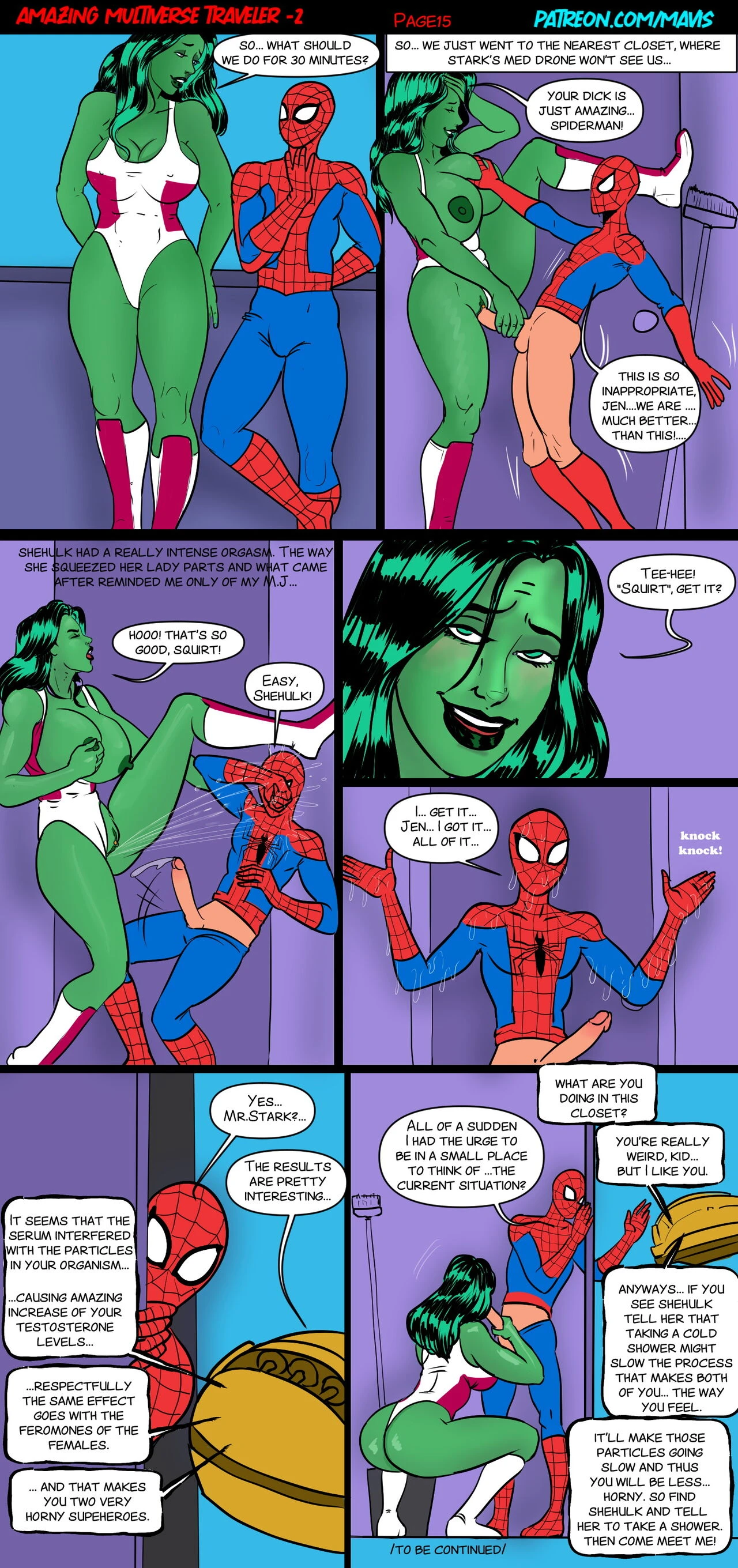 She hulk x spider man