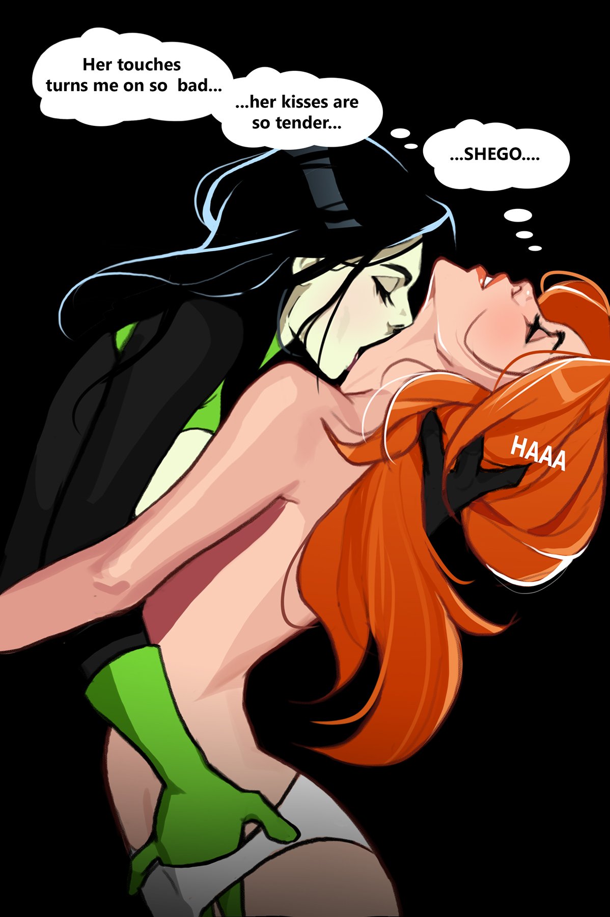 Olena Minko - Kim and Shego: Date on the roof (Kim Possible) image number 6