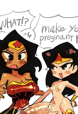 Wonder Woman impregnates Wonder Woman