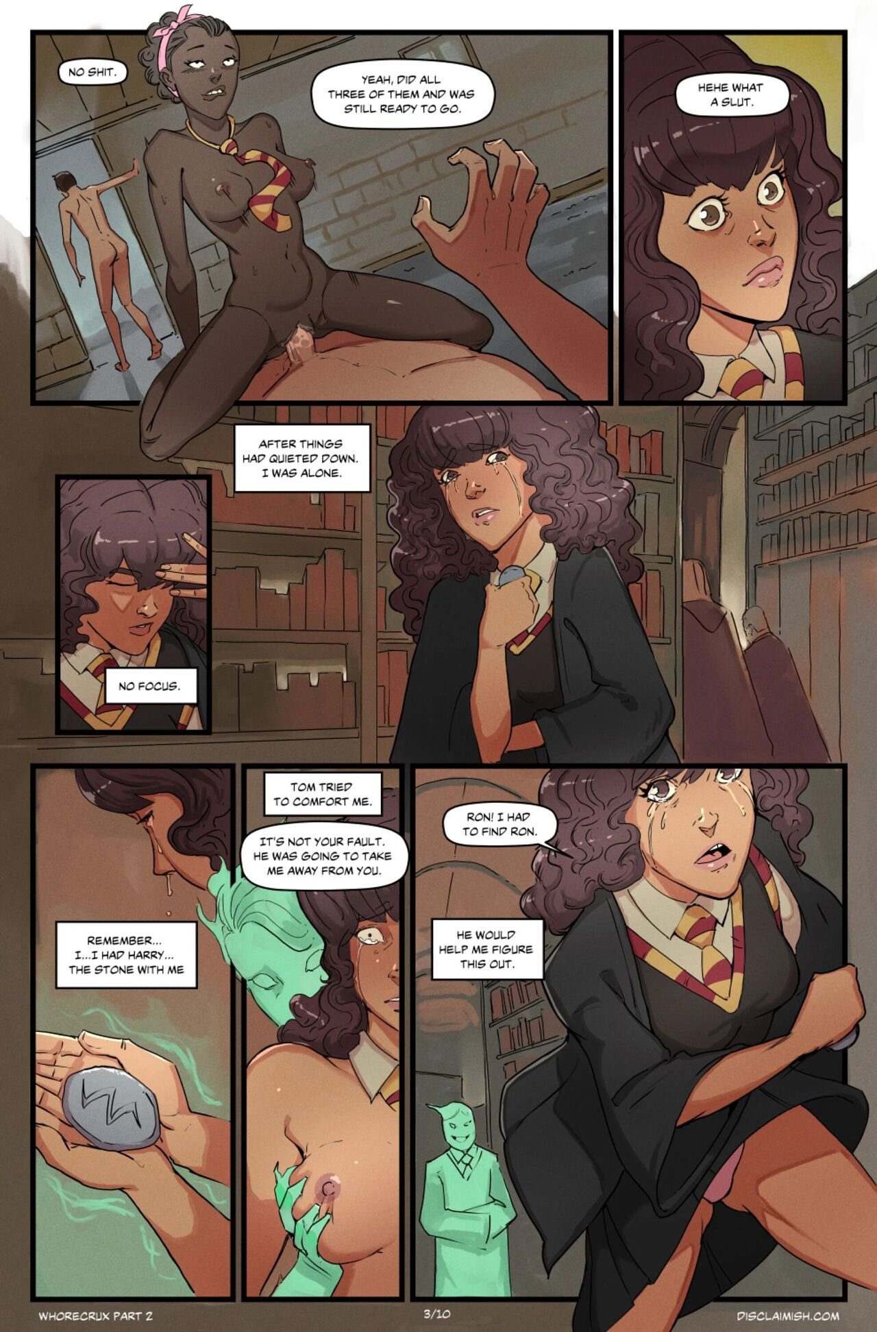 Disclaimer - Hermione Granger And The Whorecrux 2 (Harry Potter) - english image number 3