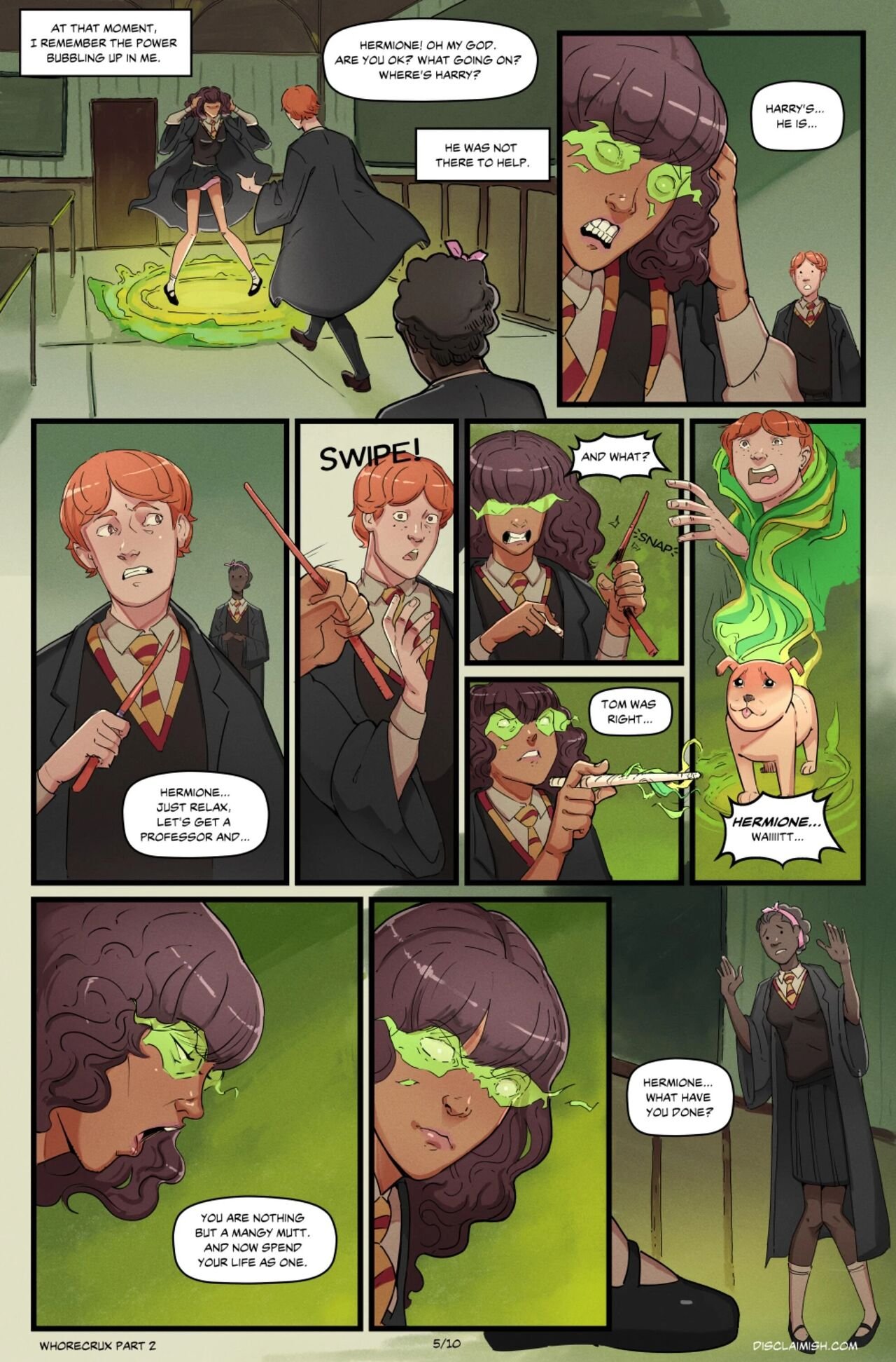 Disclaimer - Hermione Granger And The Whorecrux 2 (Harry Potter) - english image number 5