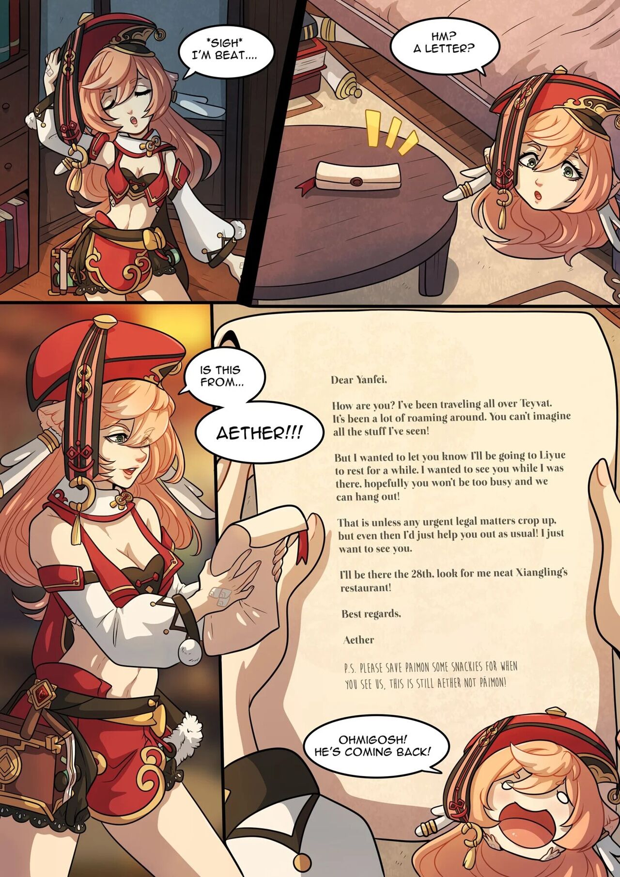 Elemental Desire (Genshin Impact) Kinkymation - english image number 2