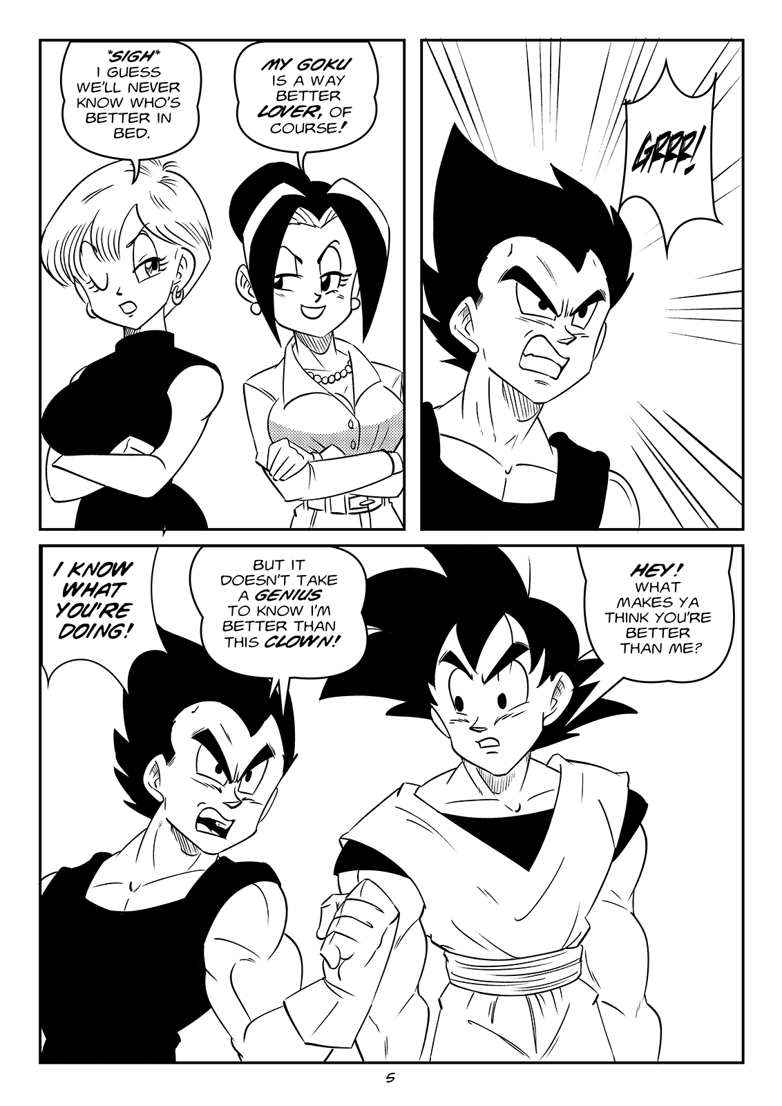 Sex Change Porn Comics Dragon - Dragon Swap (dragon ball z) porn comic by [funsexydragonball]. Big breasts porn  comics.