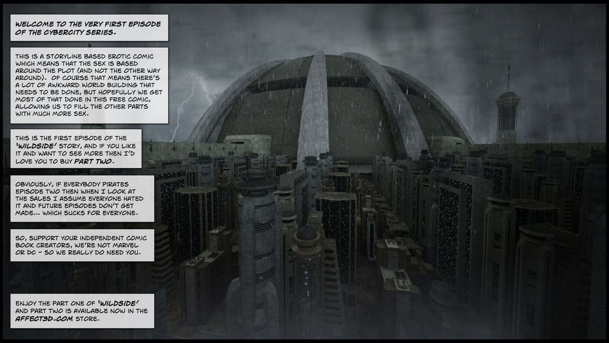 Gonzo - CyberCity Wildside porn comic image number 1