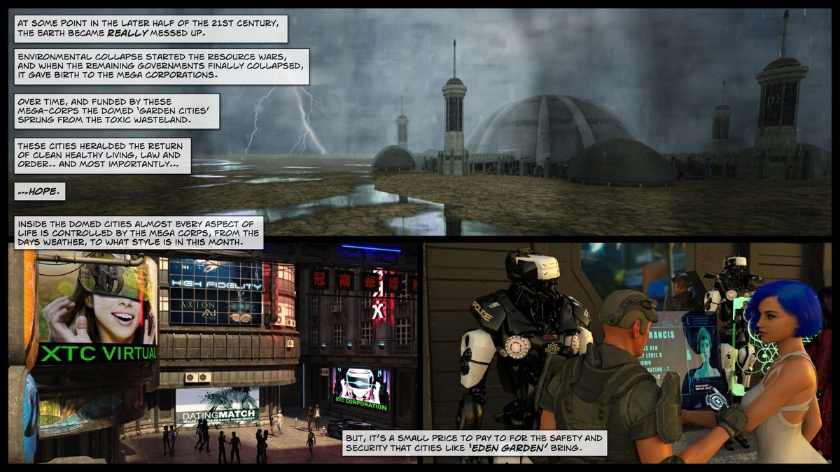 Gonzo - CyberCity Wildside porn comic image number 2