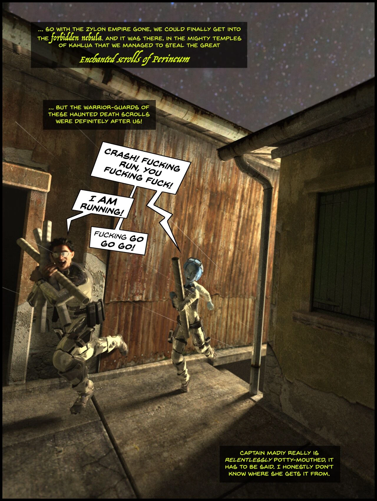 The Adventures of Madiy and Crash 2 - The Toxic Stone Darts of the Hoodlum Minikins image number 1