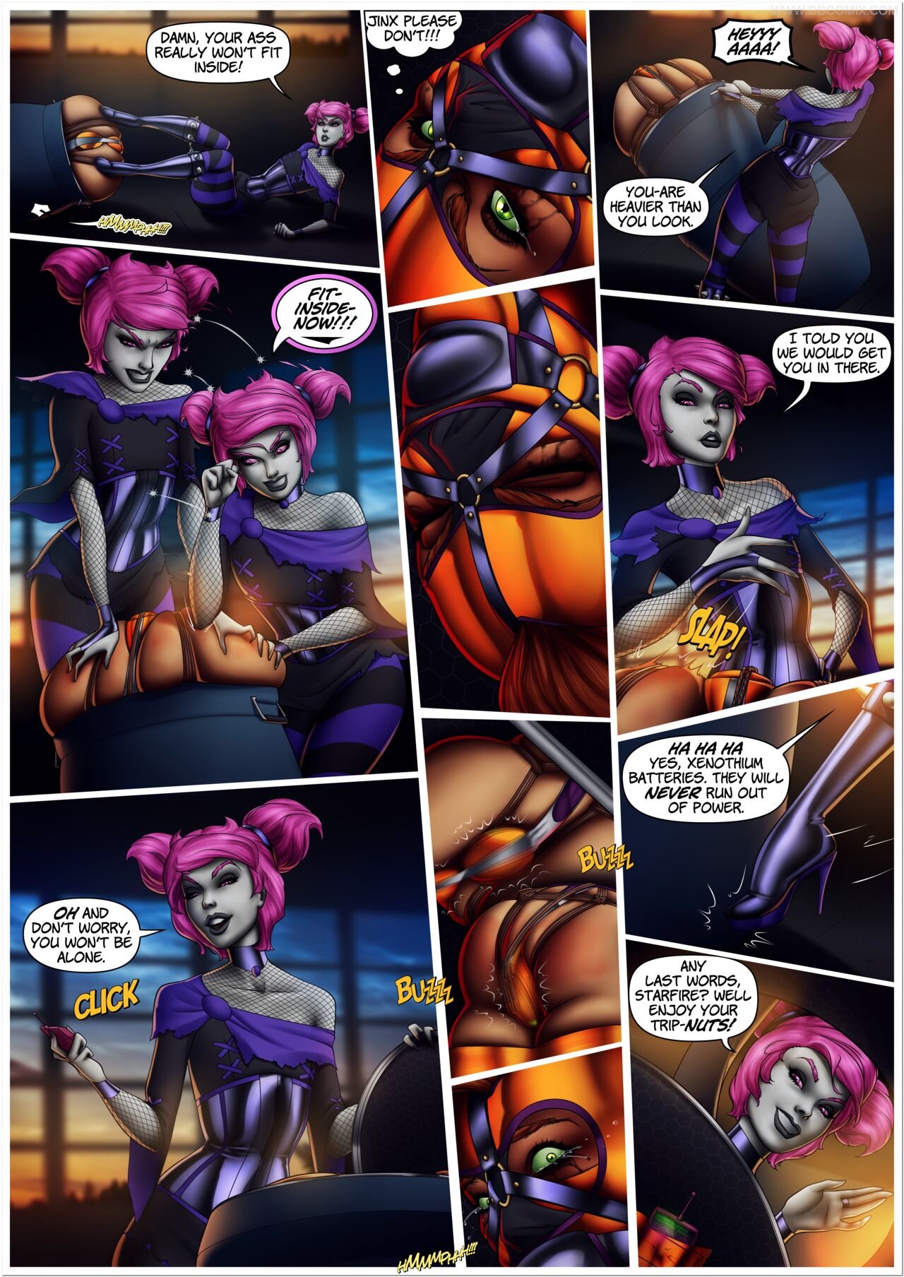 DBComix - Teen Titans Starfire porn comic image number 33