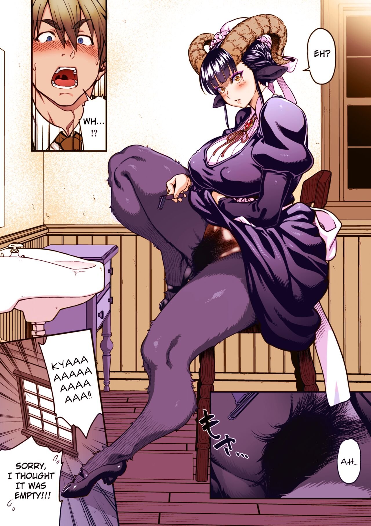 Jun - Koisuru Kuroyagi Lov(shav)ing Black Goat (COMIC GAIRA Vol. 09) English Colorized Decensored image number 5