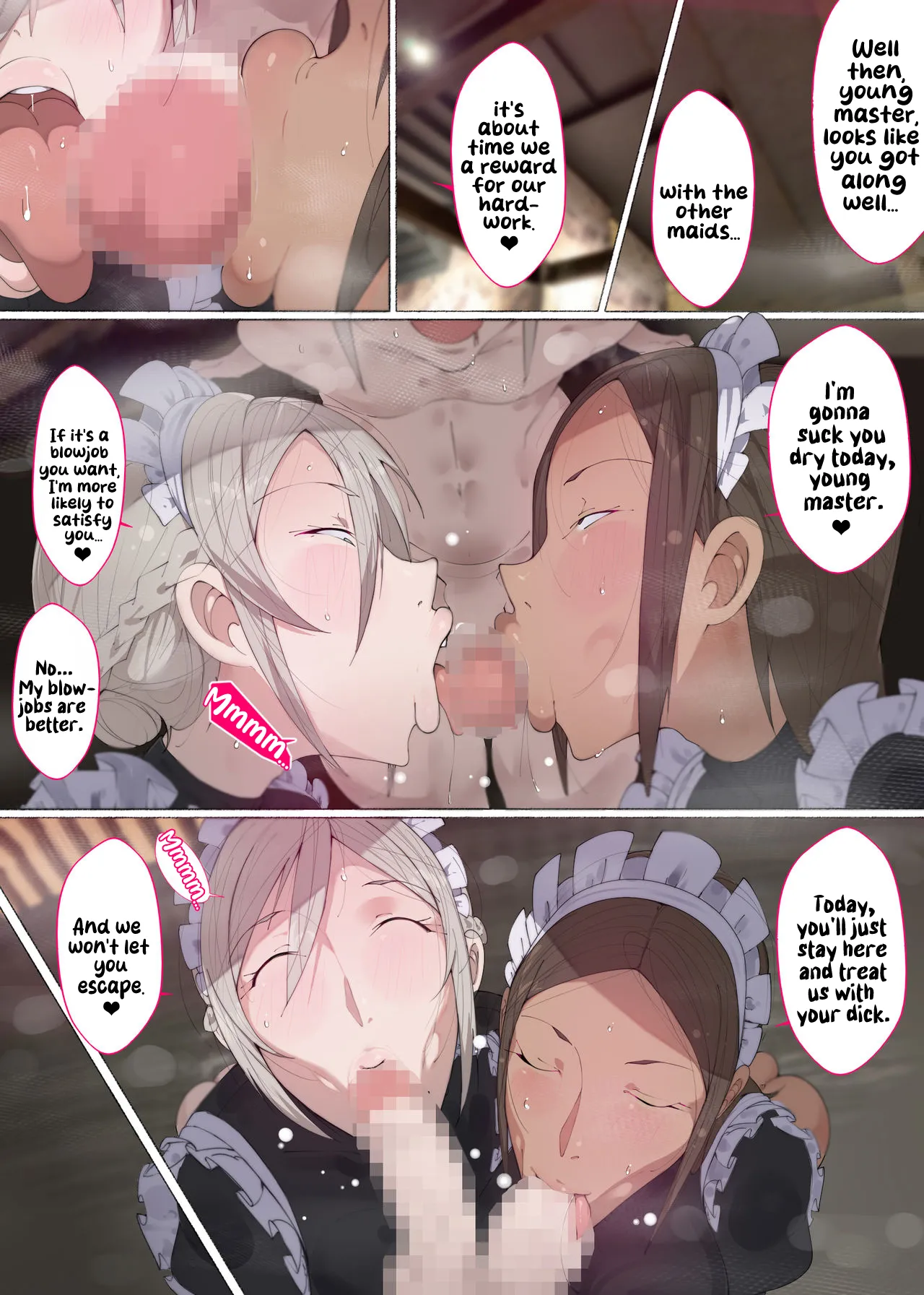 Ten Sexy Maids Who Works at a Mansion to Teach Sex Education image number 41