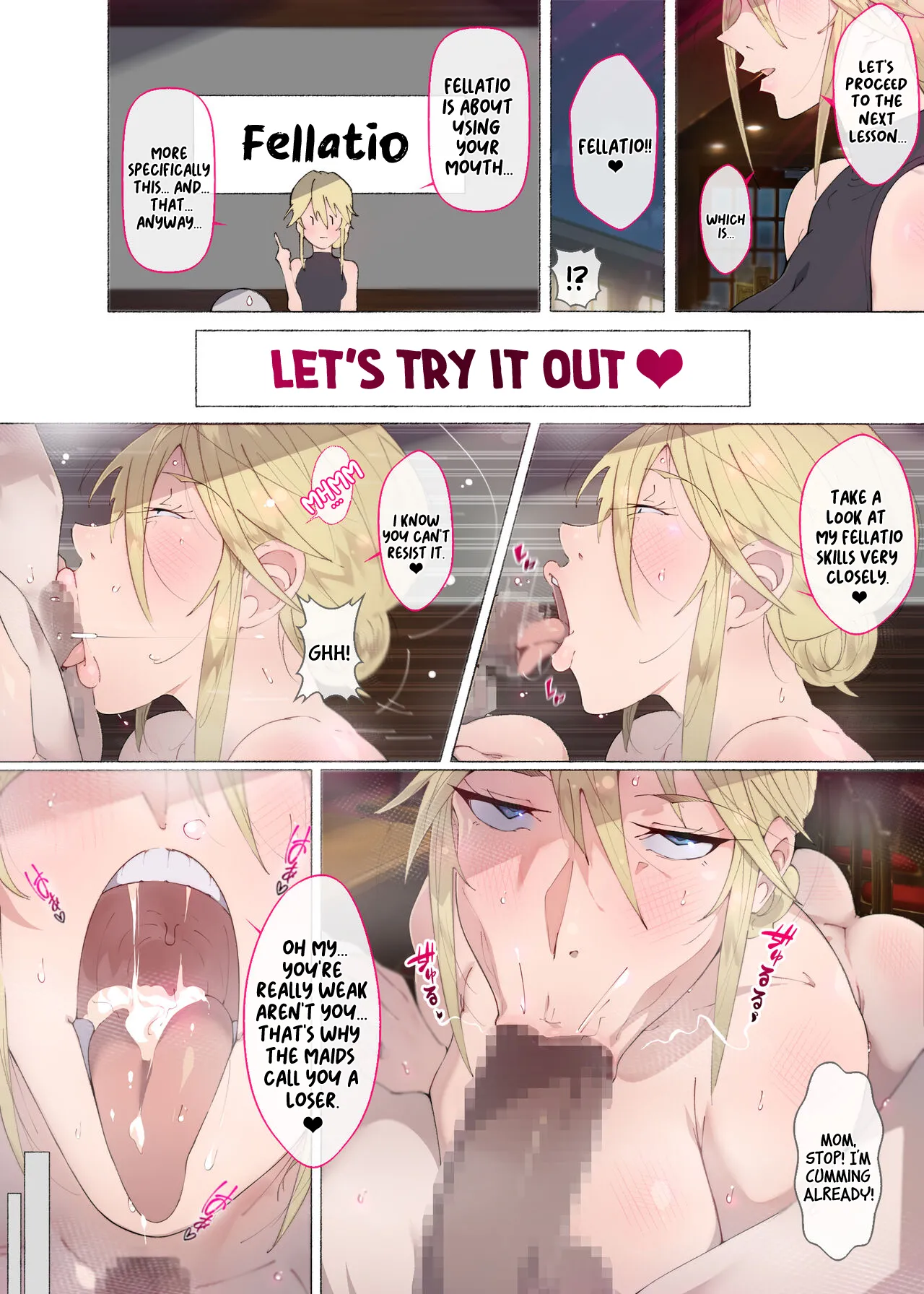 Ten Sexy Maids Who Works at a Mansion to Teach Sex Education image number 48