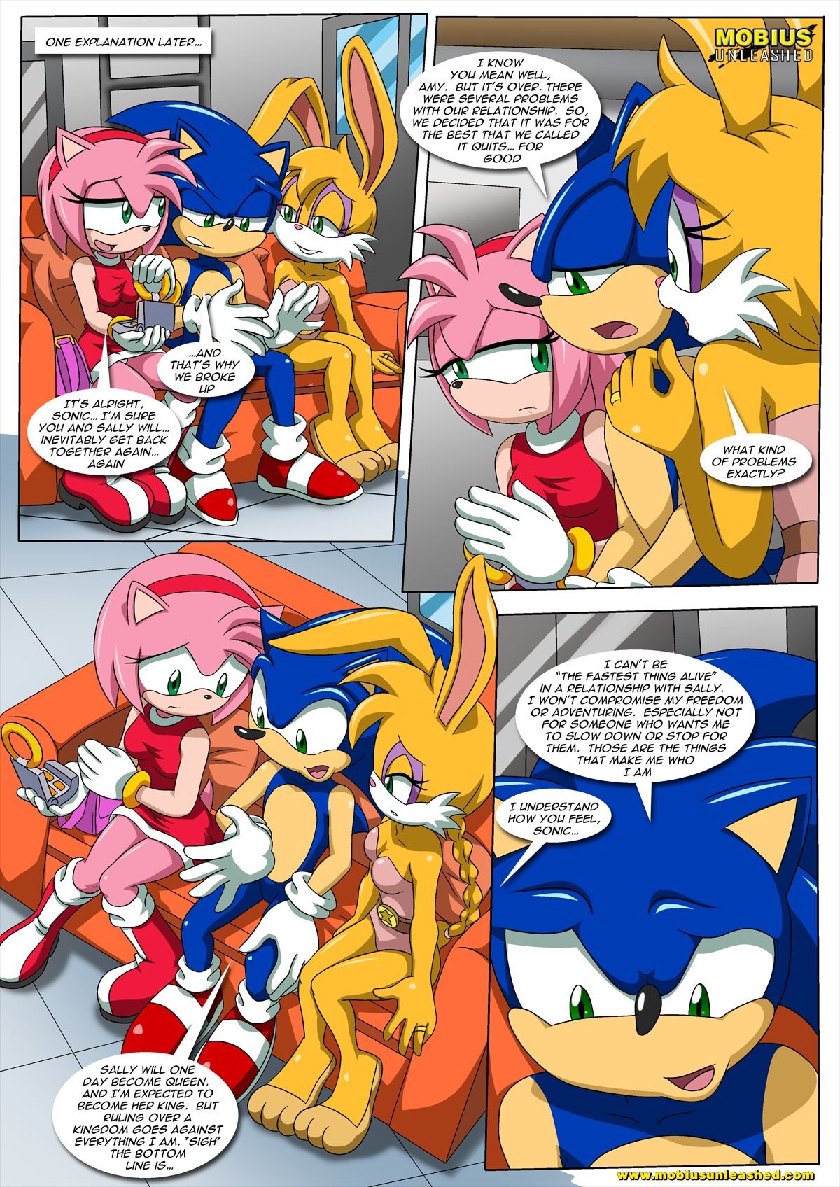 Palcomix - Sonic and Sally Break Up (Sonic the Hedgehog) image number 3