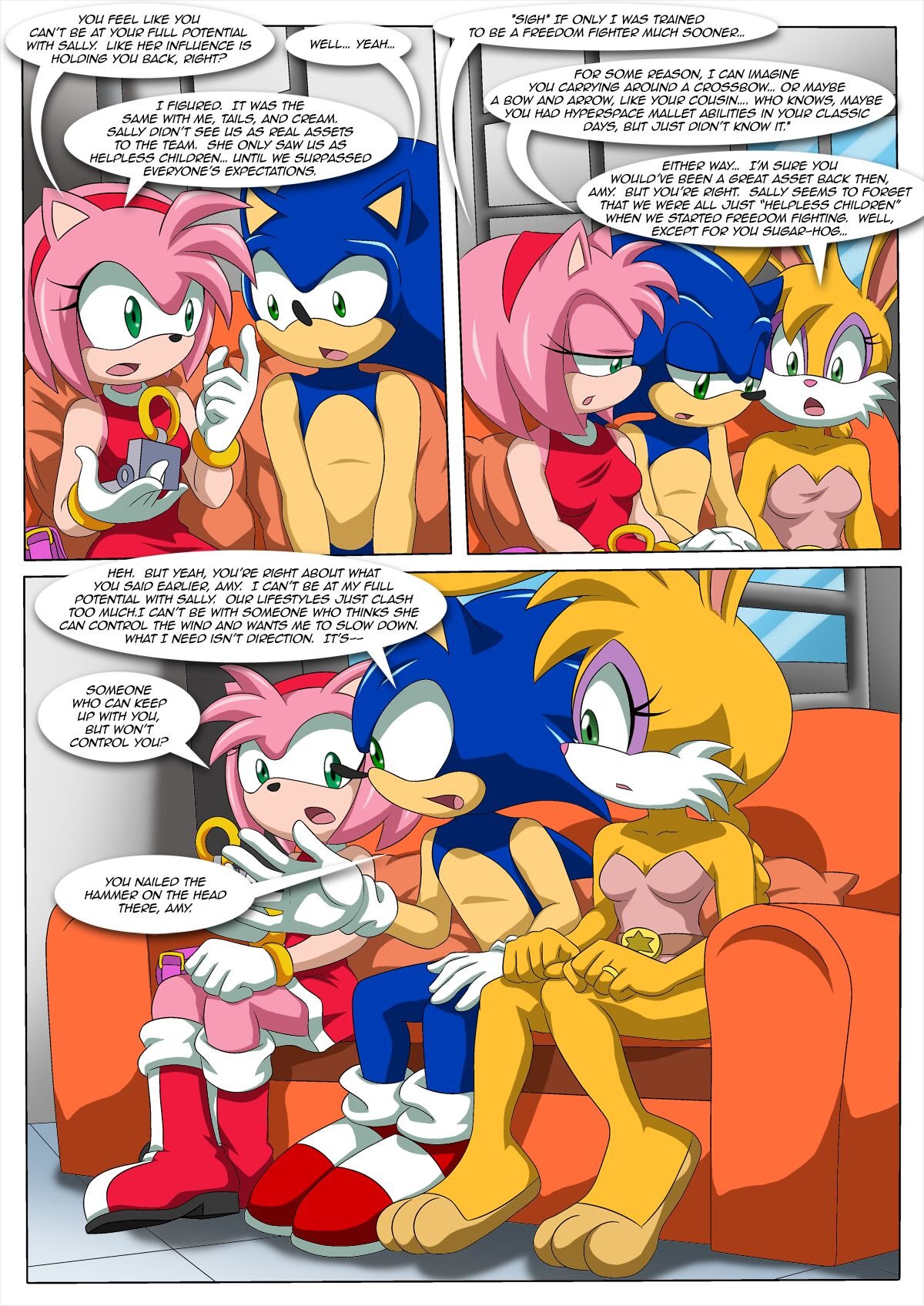 Palcomix - Sonic and Sally Break Up (Sonic the Hedgehog) image number 4