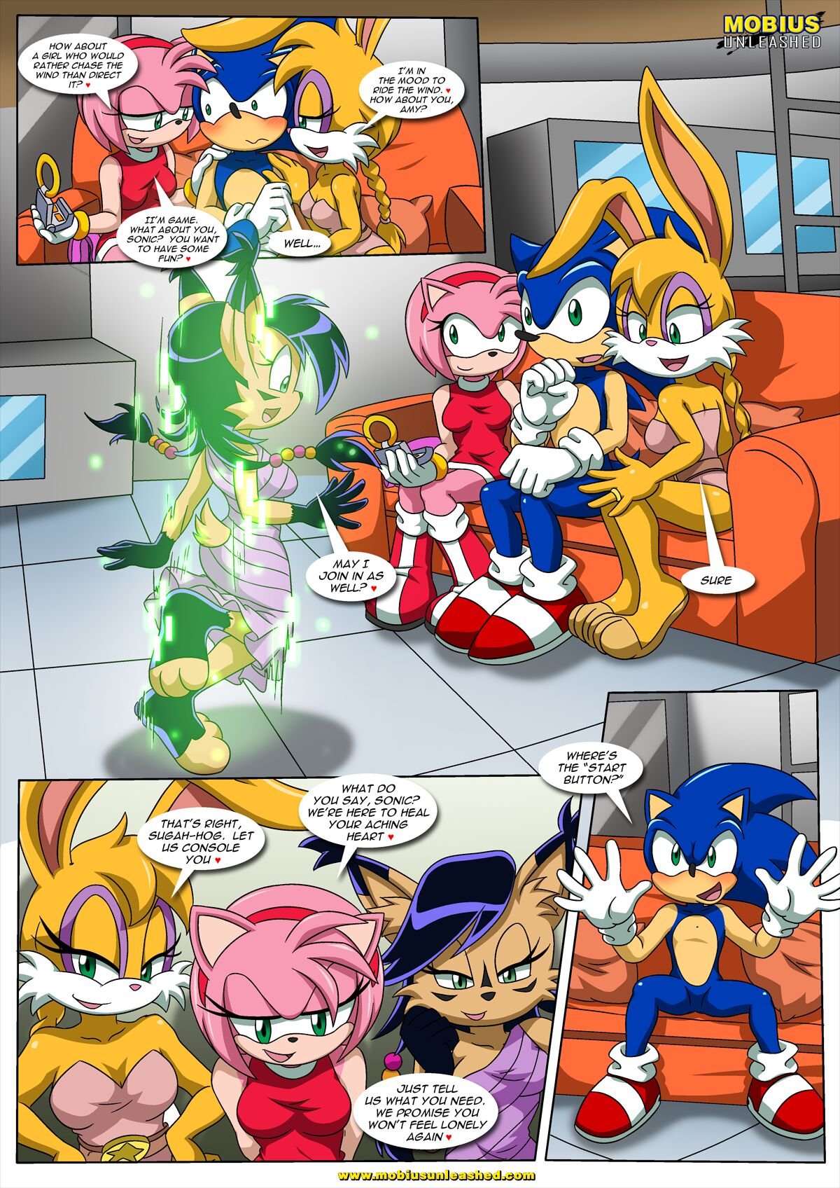 Palcomix - Sonic and Sally Break Up (Sonic the Hedgehog) image number 5
