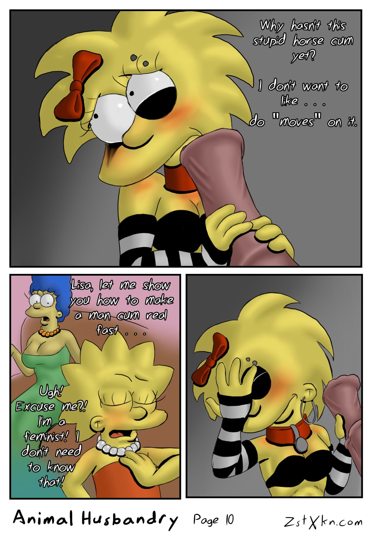 Animal Husbandry (the simpsons) porn comic by [zst xkn]. Bestiality porn  comics.