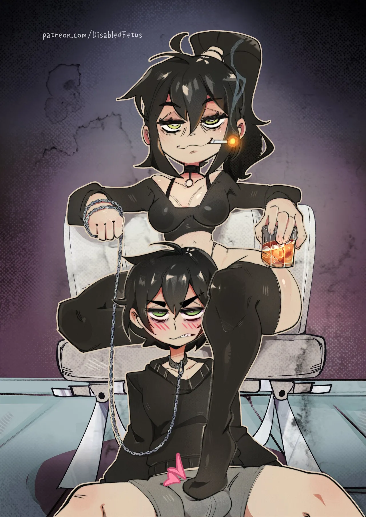 Goth Cougar and Tired Femboy image number 17