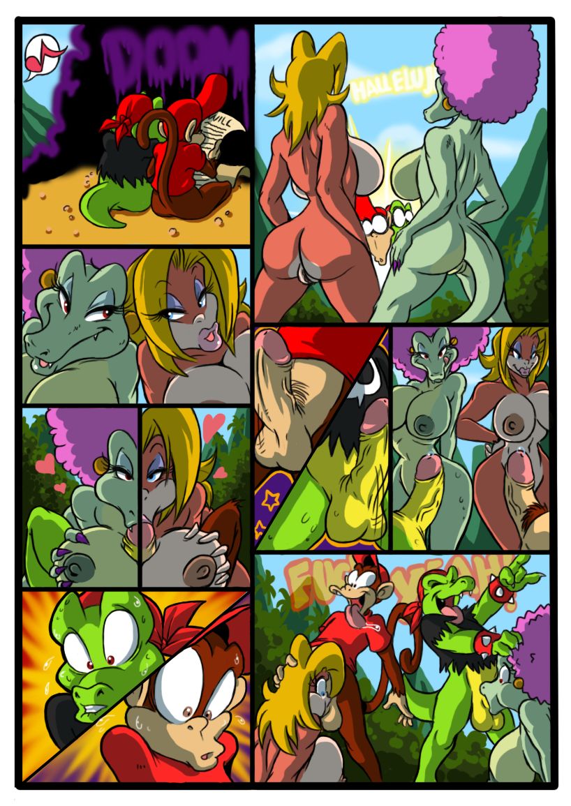 818px x 1155px - Busted (donkey kong) porn comic by [lord stevie]. Furry porn comics.