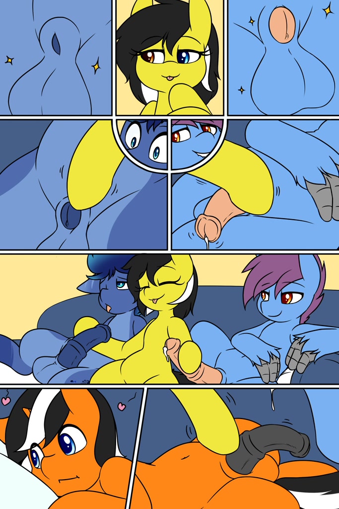 Zedwins pony orgy comic image number 1