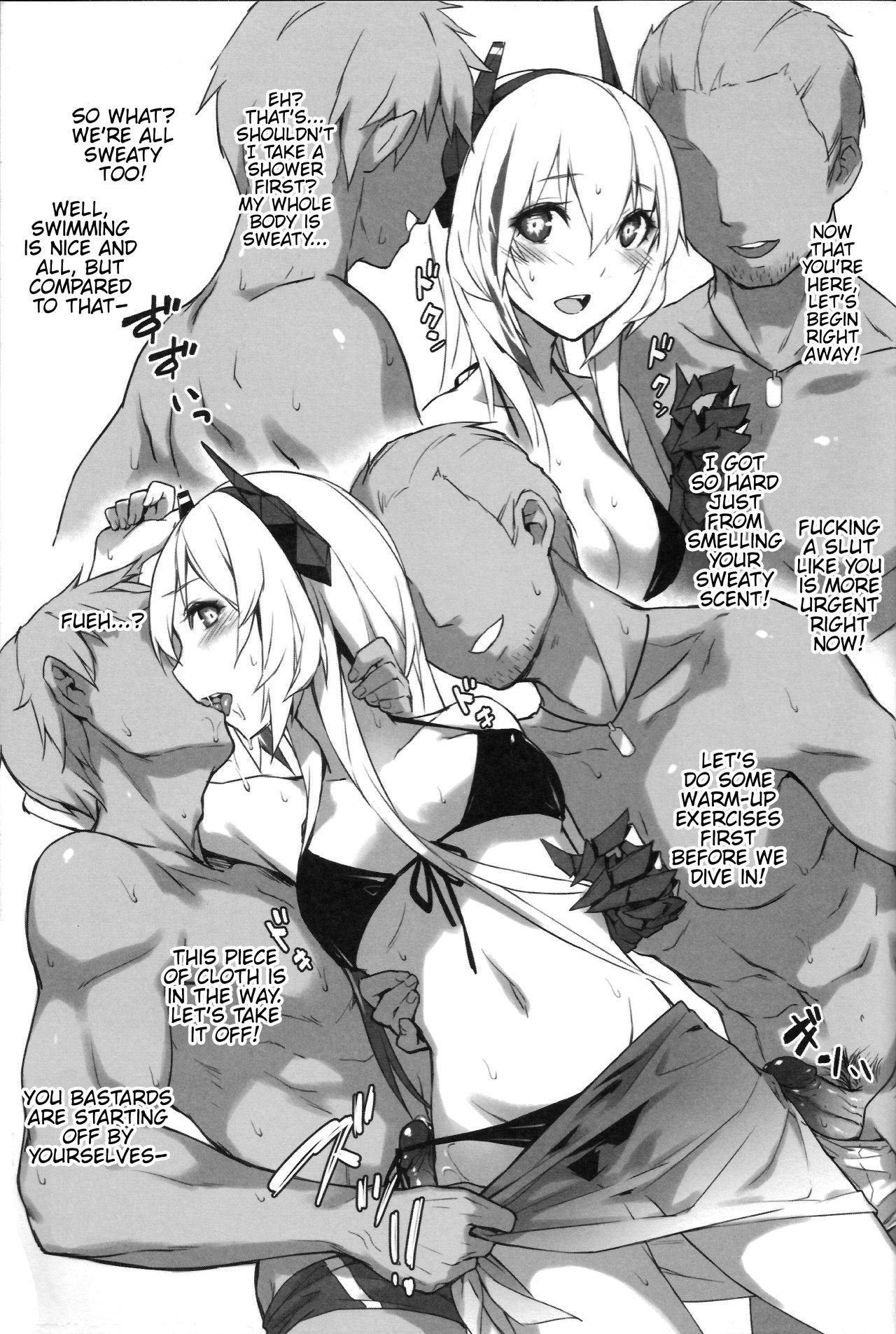 (FF32) TOMSETTW (ZEN) Grifon Summer Swimsuit Sex Party (Girls Frontline) English image number 3