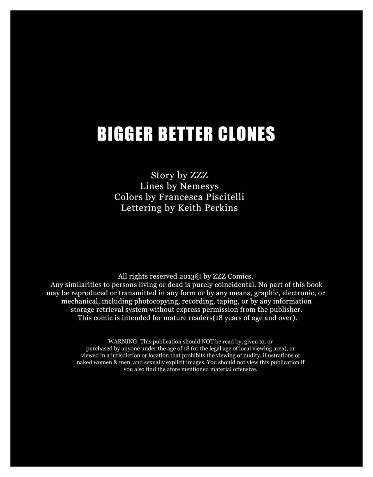 ZZZ Comics - Bigger Better Clones (English) image number 1
