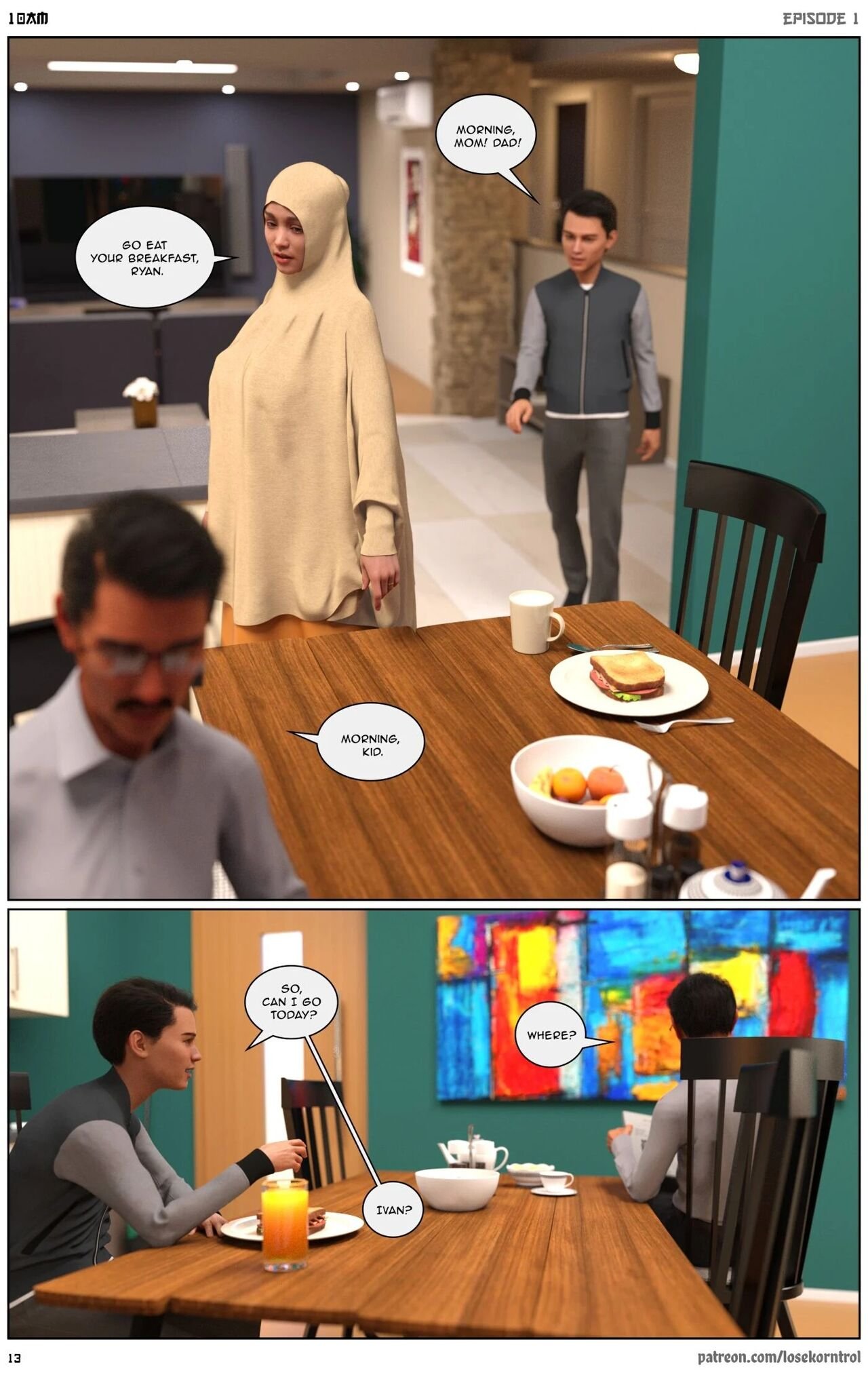 LoseKorntrol, Hijab 3DX - 10 AM - english image number 13