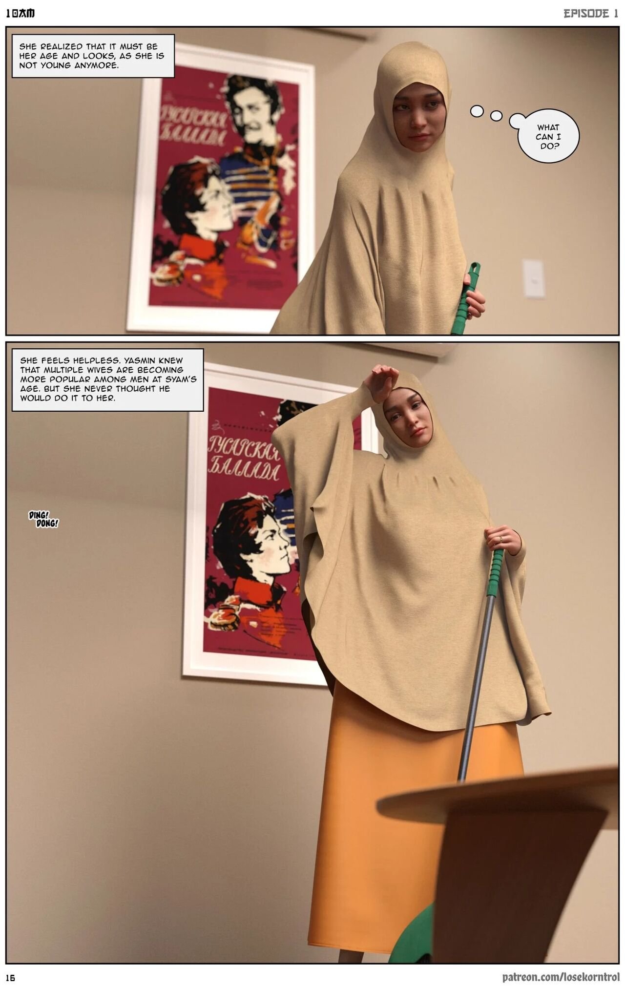 LoseKorntrol, Hijab 3DX - 10 AM - english image number 16