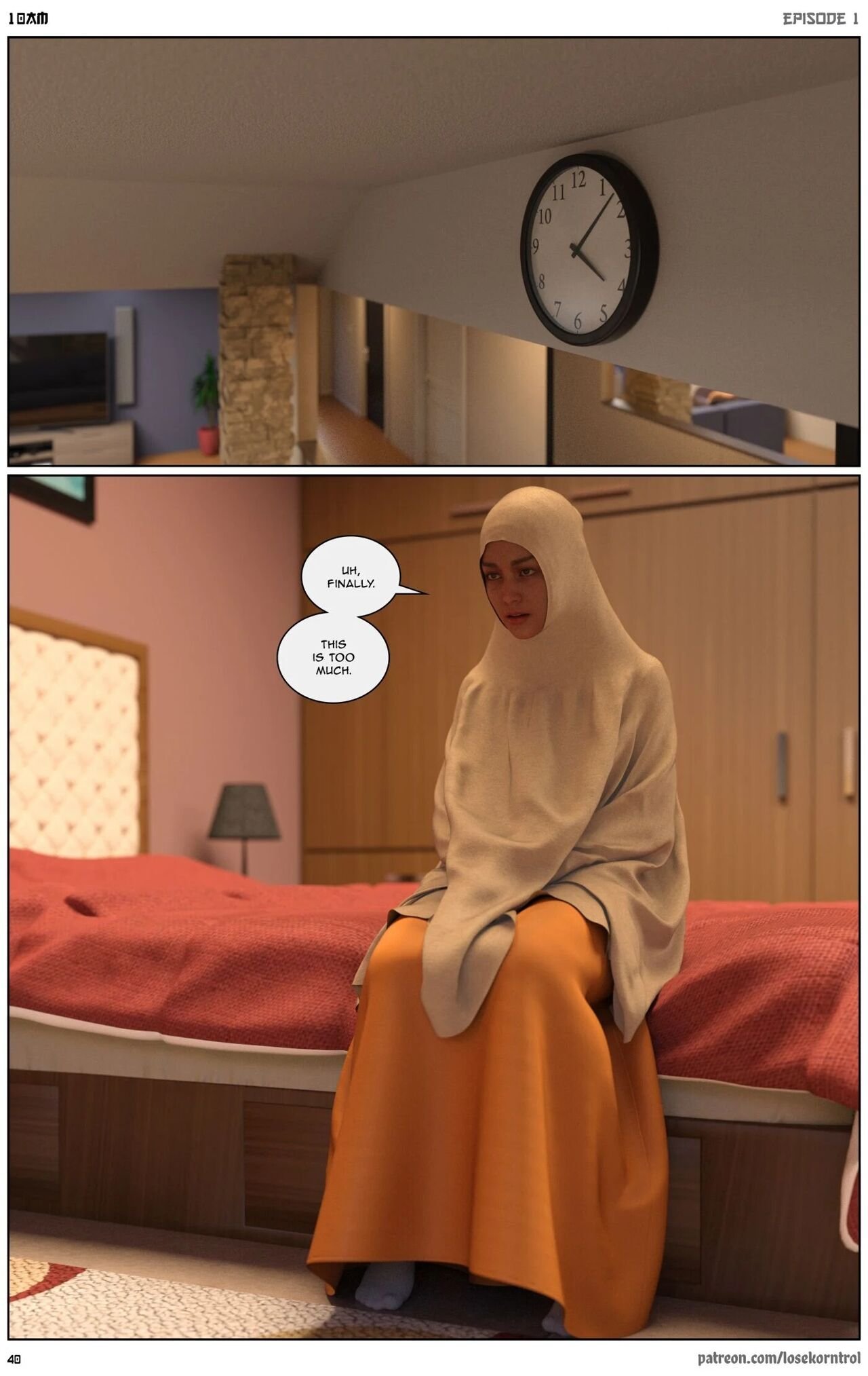 LoseKorntrol, Hijab 3DX - 10 AM - english image number 40