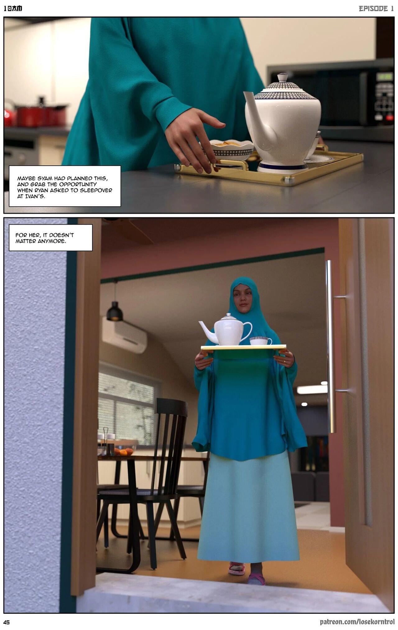 LoseKorntrol, Hijab 3DX - 10 AM - english image number 45