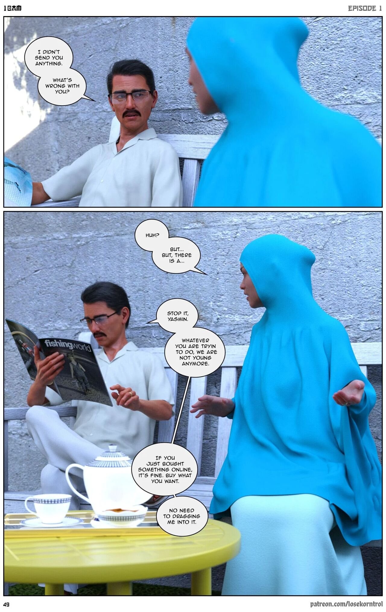 LoseKorntrol, Hijab 3DX - 10 AM - english image number 49